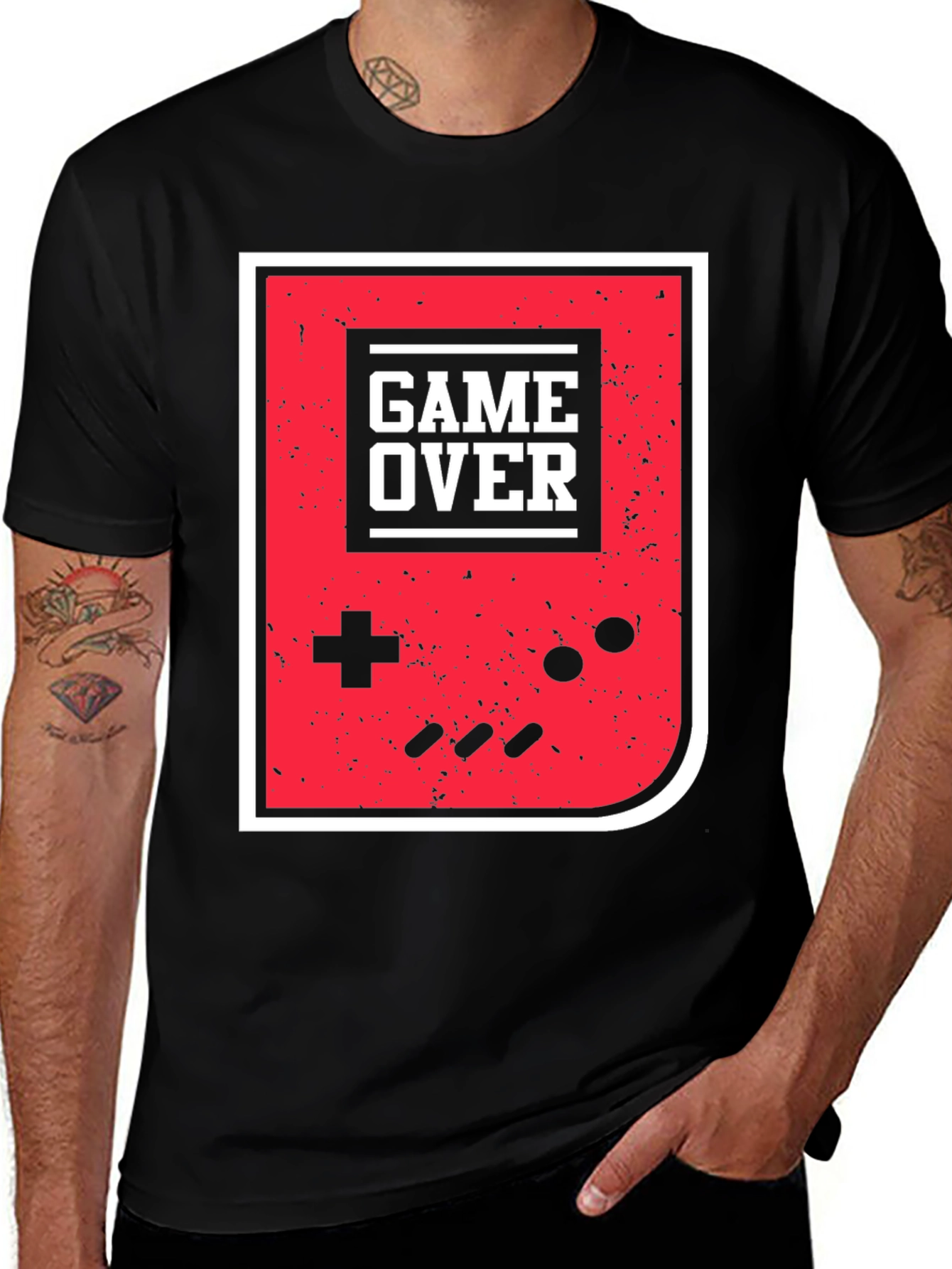 Game Over T-Shirt - Retro Gamer Style