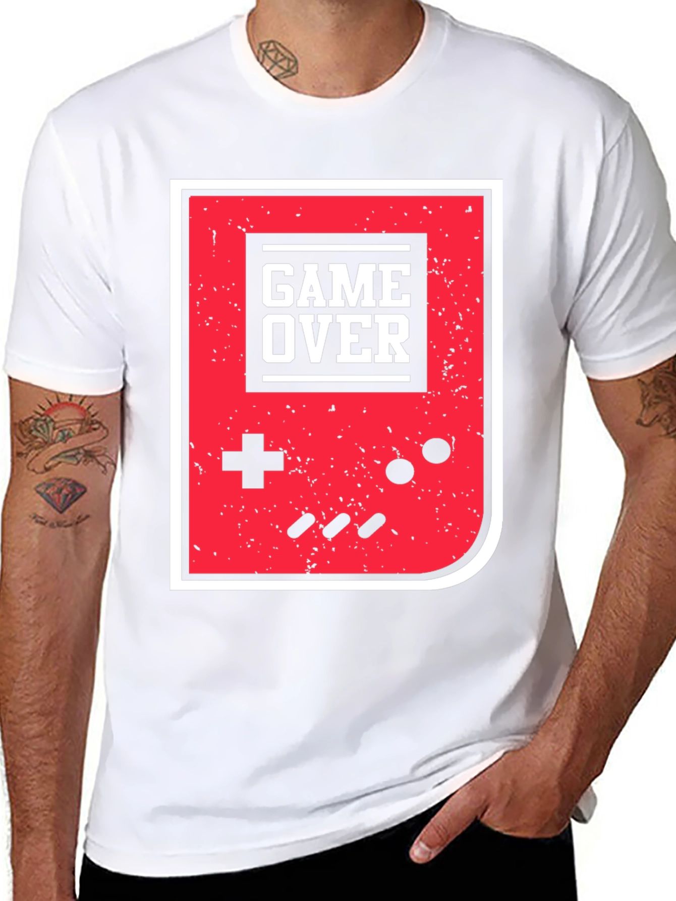 Game Over T-Shirt - Retro Gamer Style