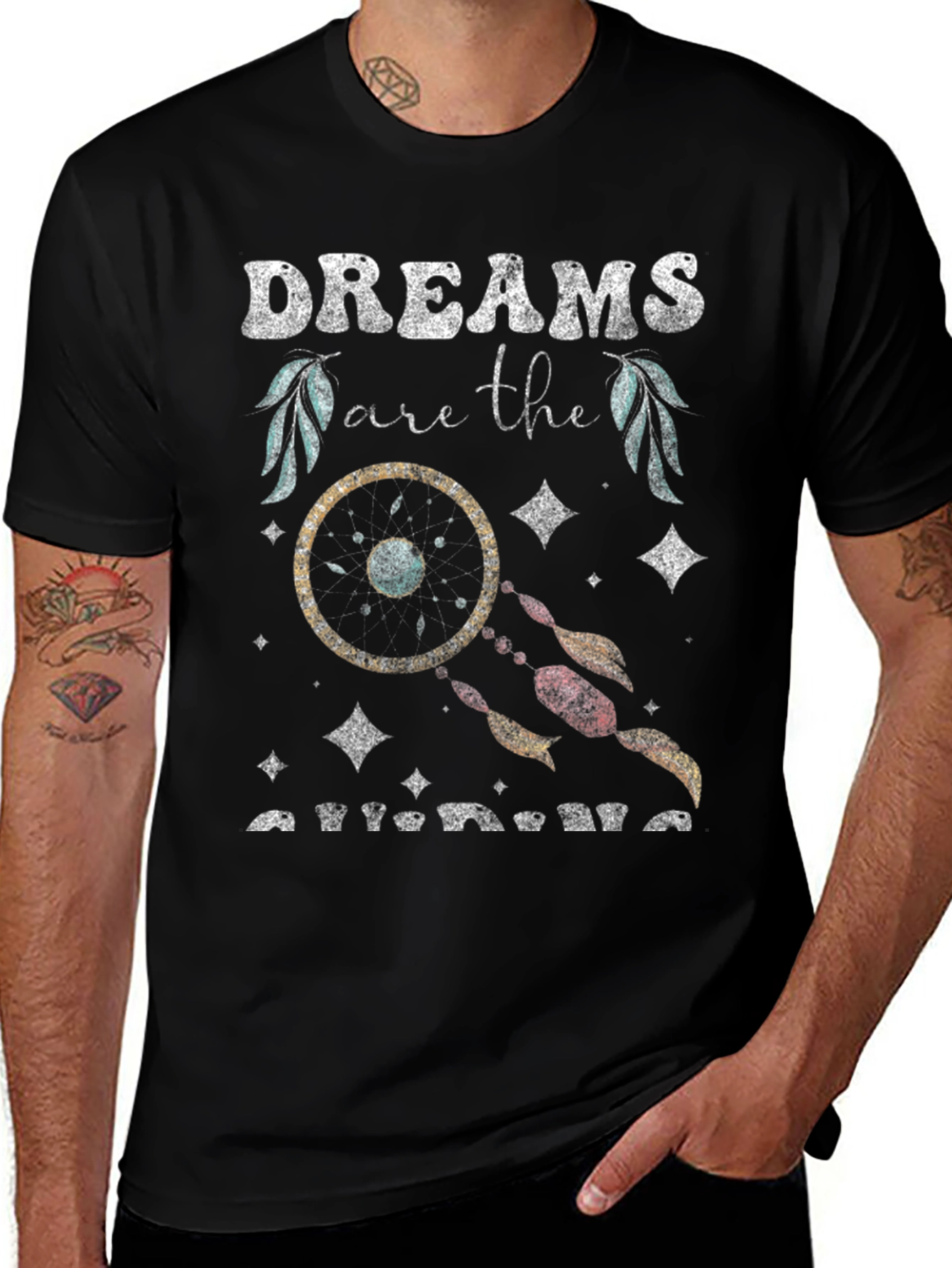 Dreams are the Answer Black T-Shirt
