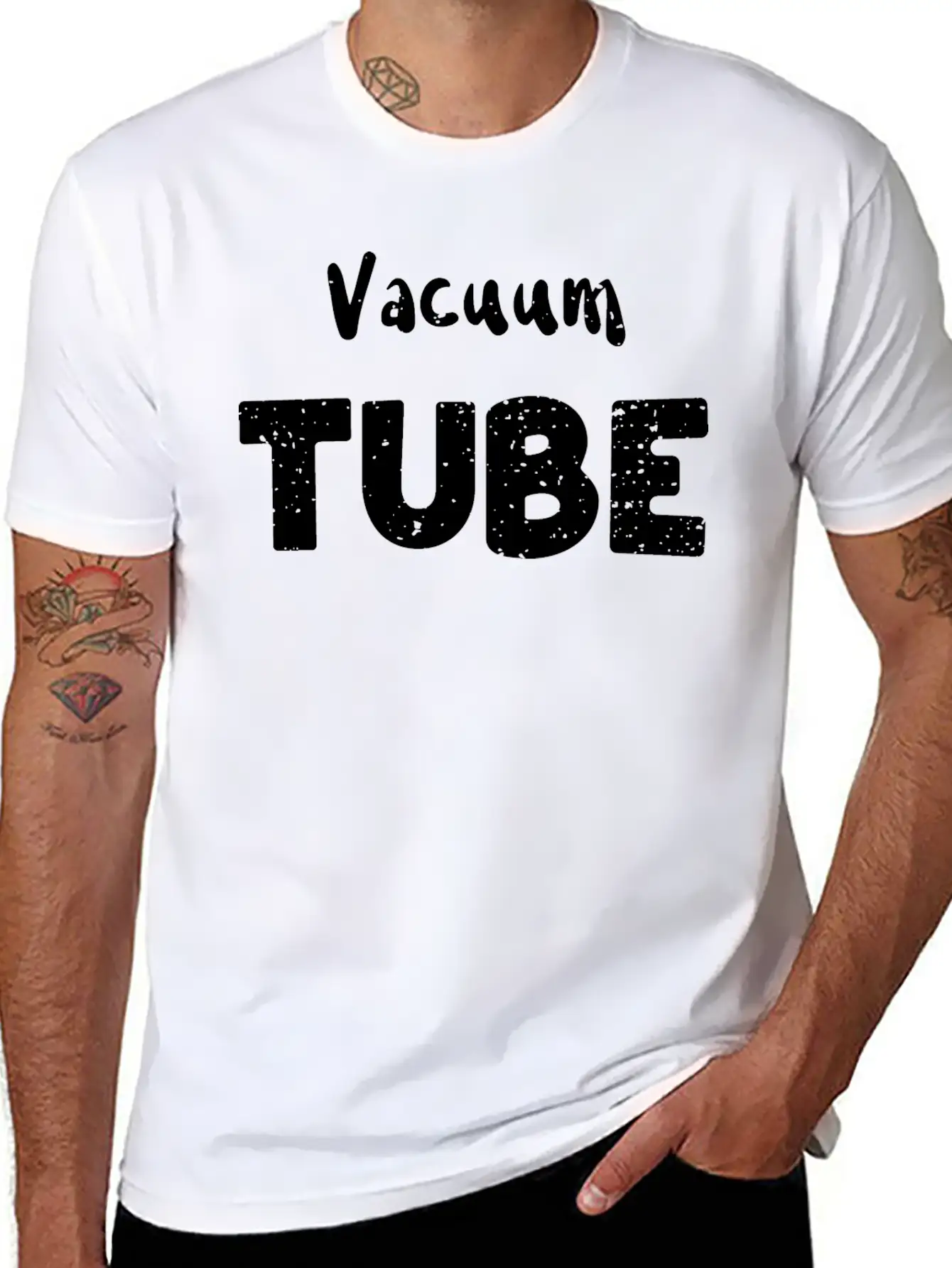 Vacuum Tube - Guitar Unisex Casual T-Shirt – Clean Design For Daily Comfort