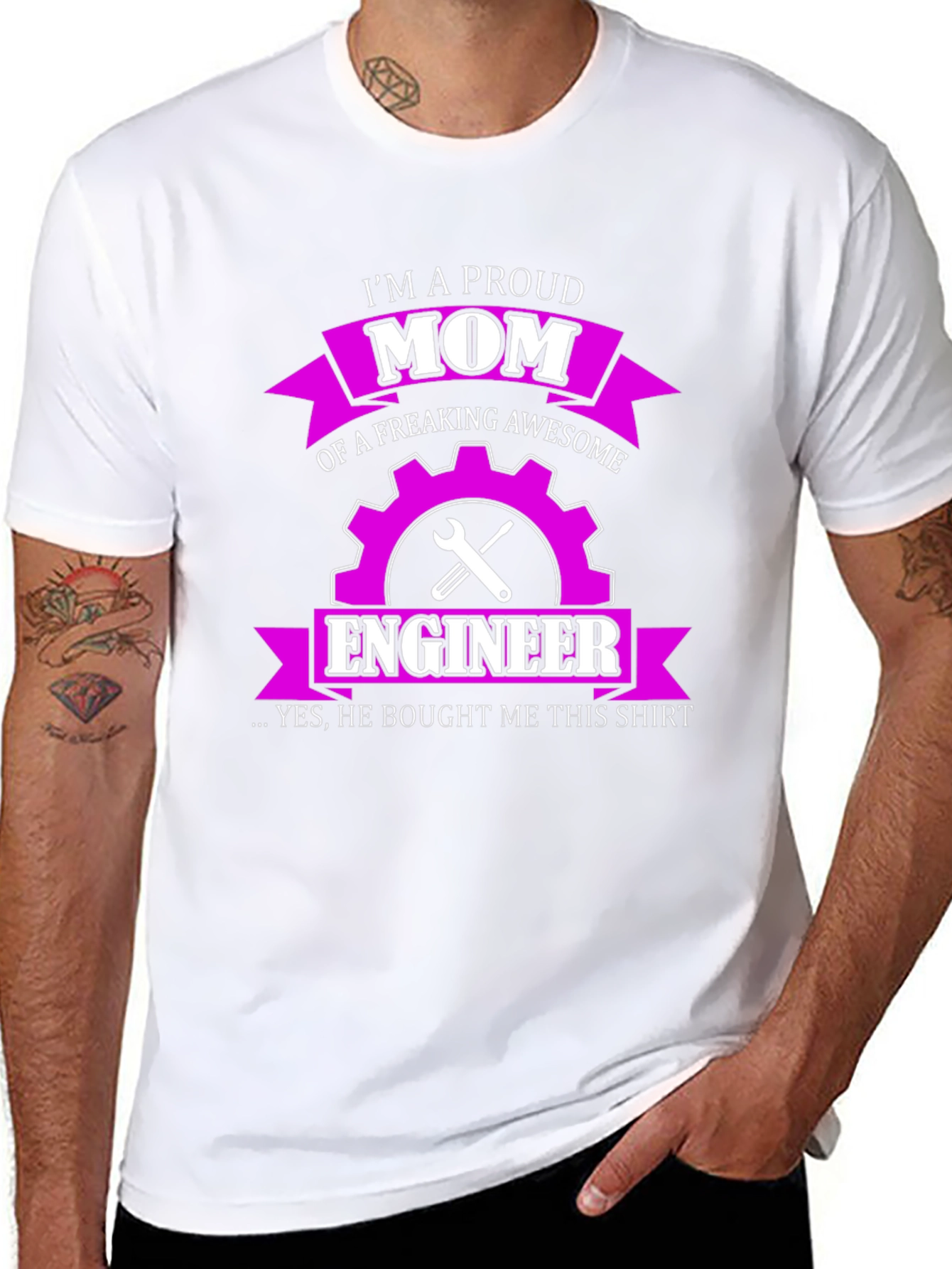 Proud Engineer Mom T-Shirt