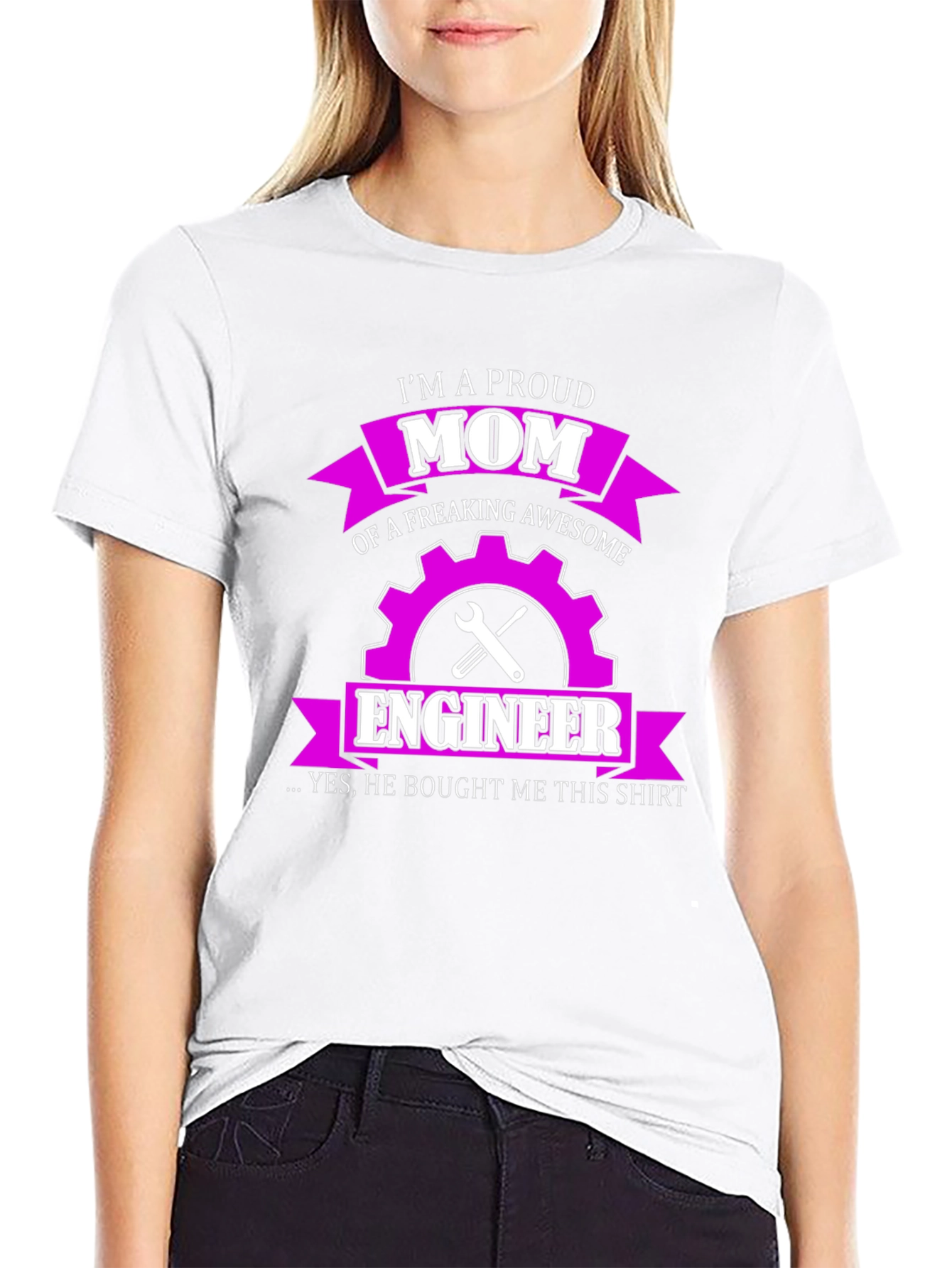 Proud Engineer Mom T-Shirt