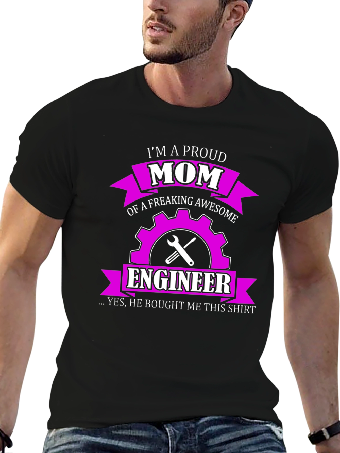 Proud Engineer Mom T-Shirt