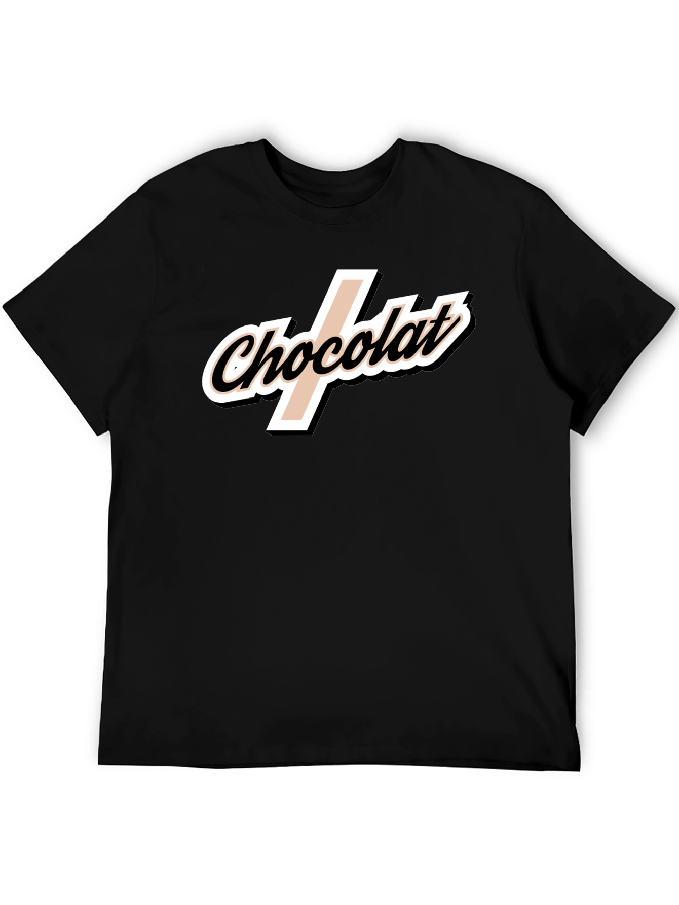 Chocolat T-Shirt - Stylish Black Tee