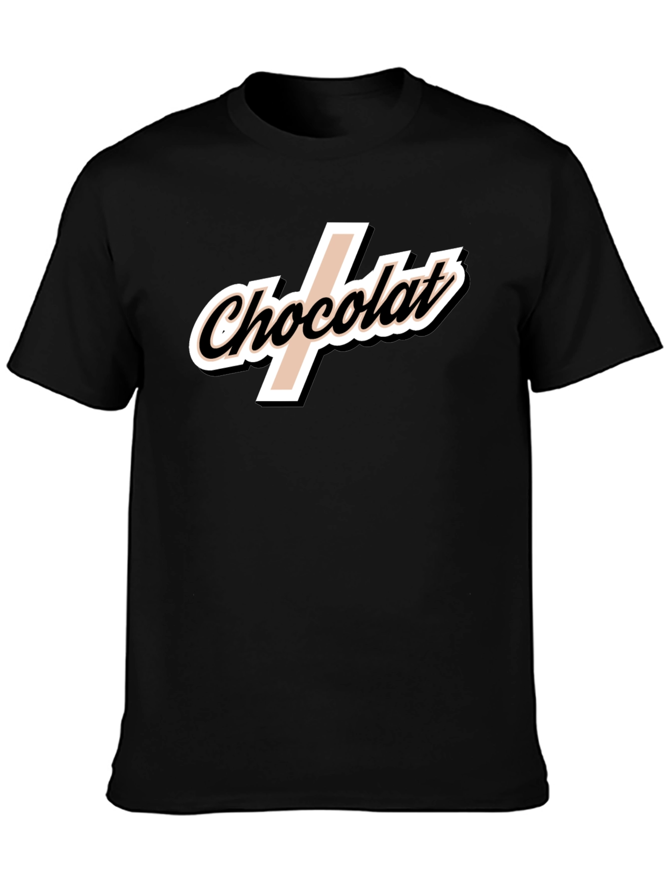 Chocolat T-Shirt - Stylish Black Tee