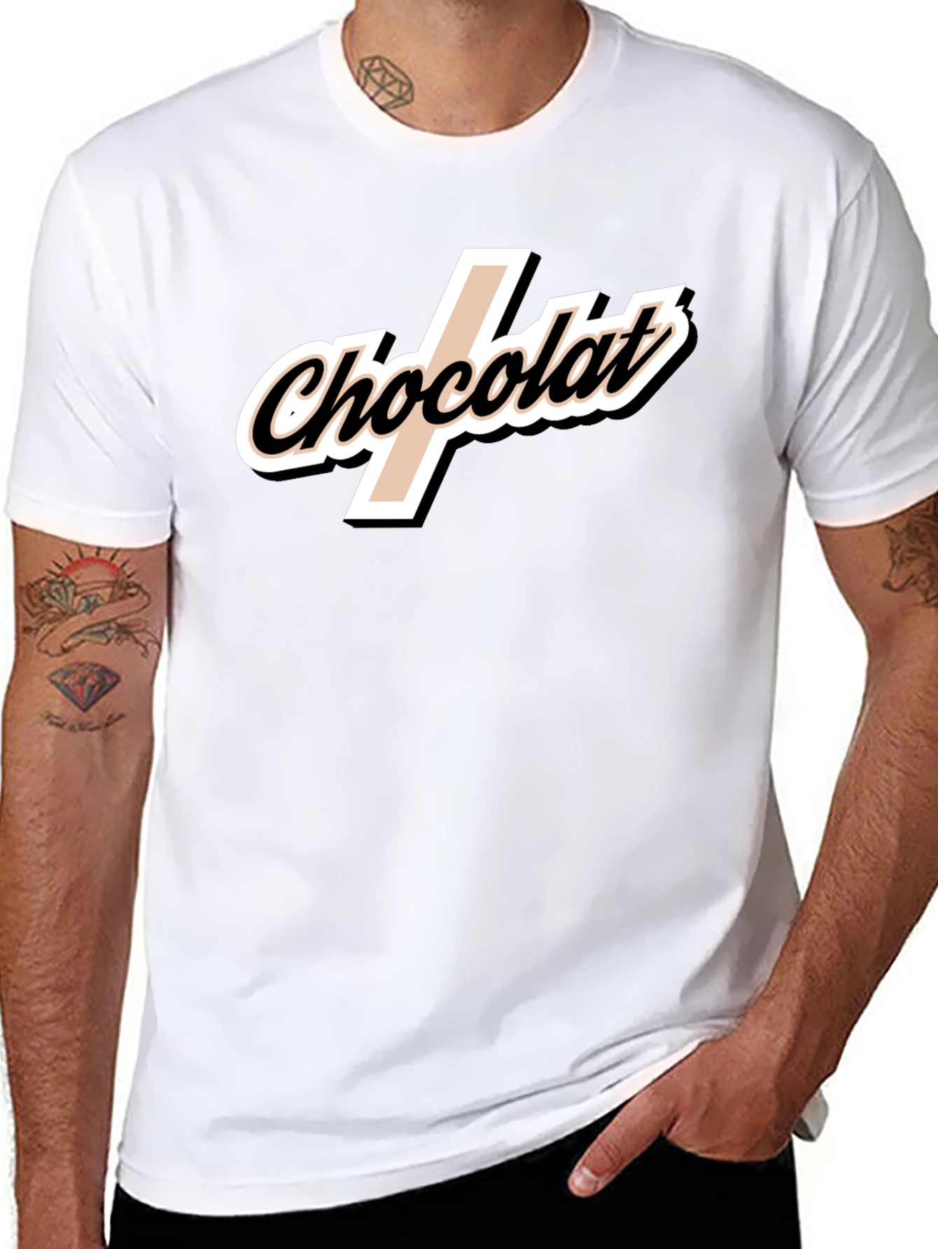 Chocolat T-Shirt - Stylish Black Tee