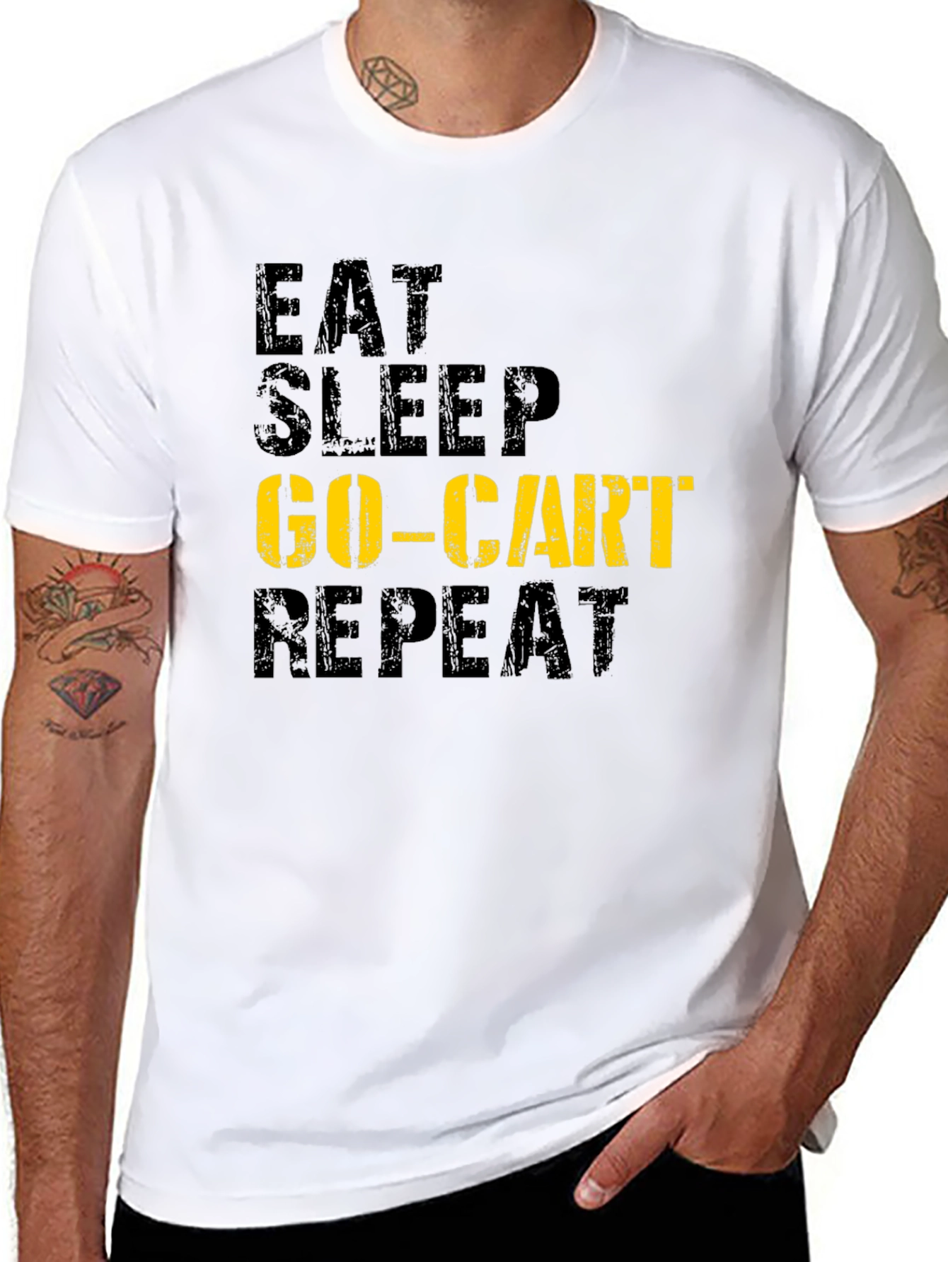 Eat Sleep Go-Cart Repeat T-Shirt