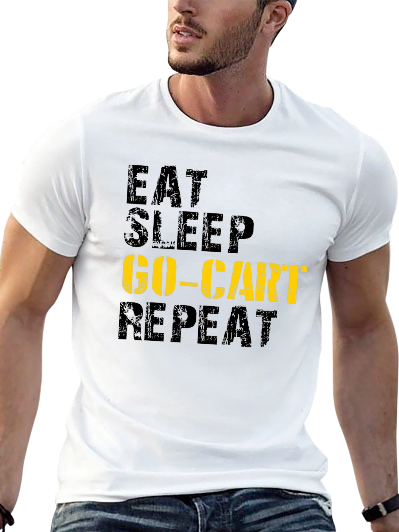 Eat Sleep Go-Cart Repeat T-Shirt