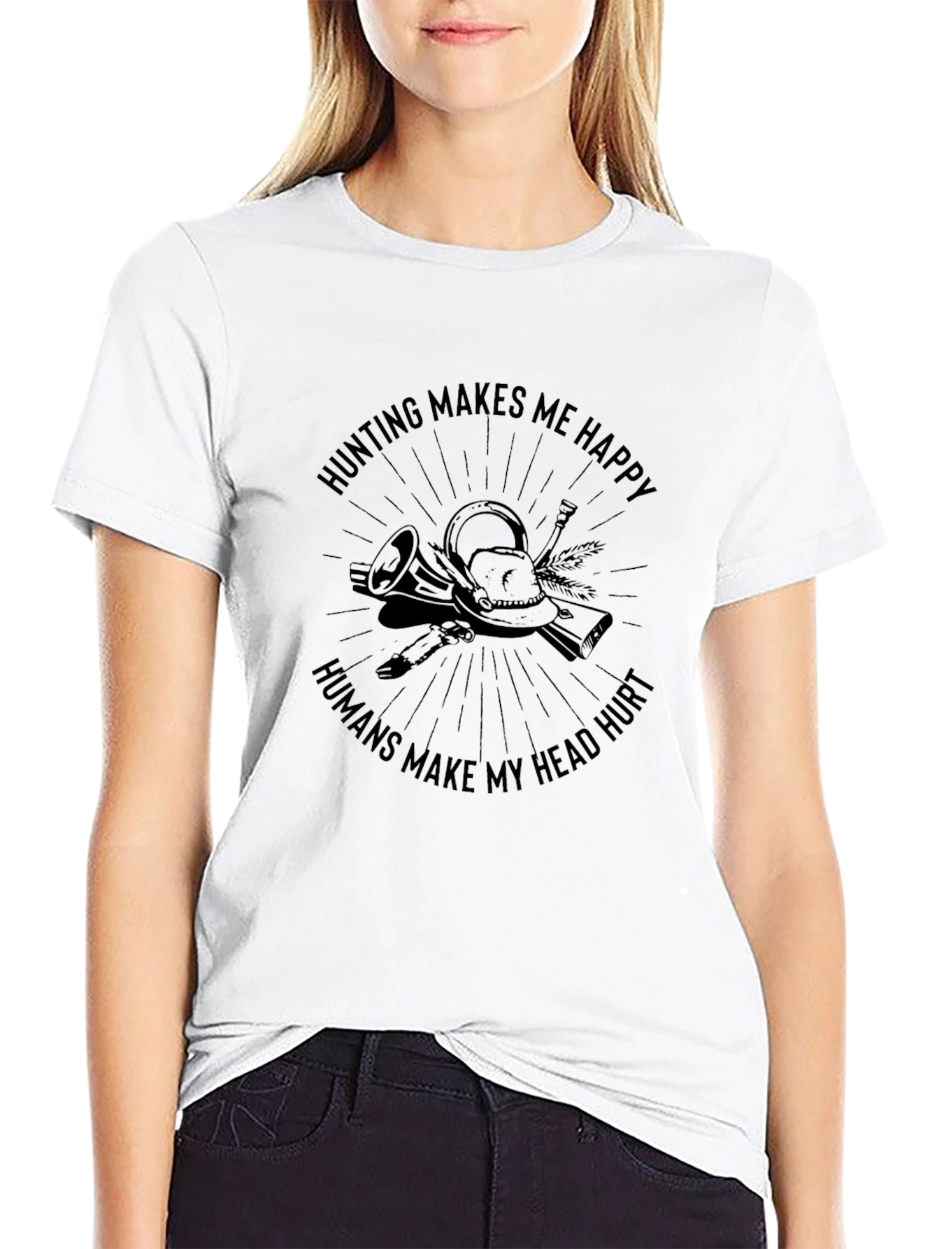 Hunting Makes Me Happy T-Shirt