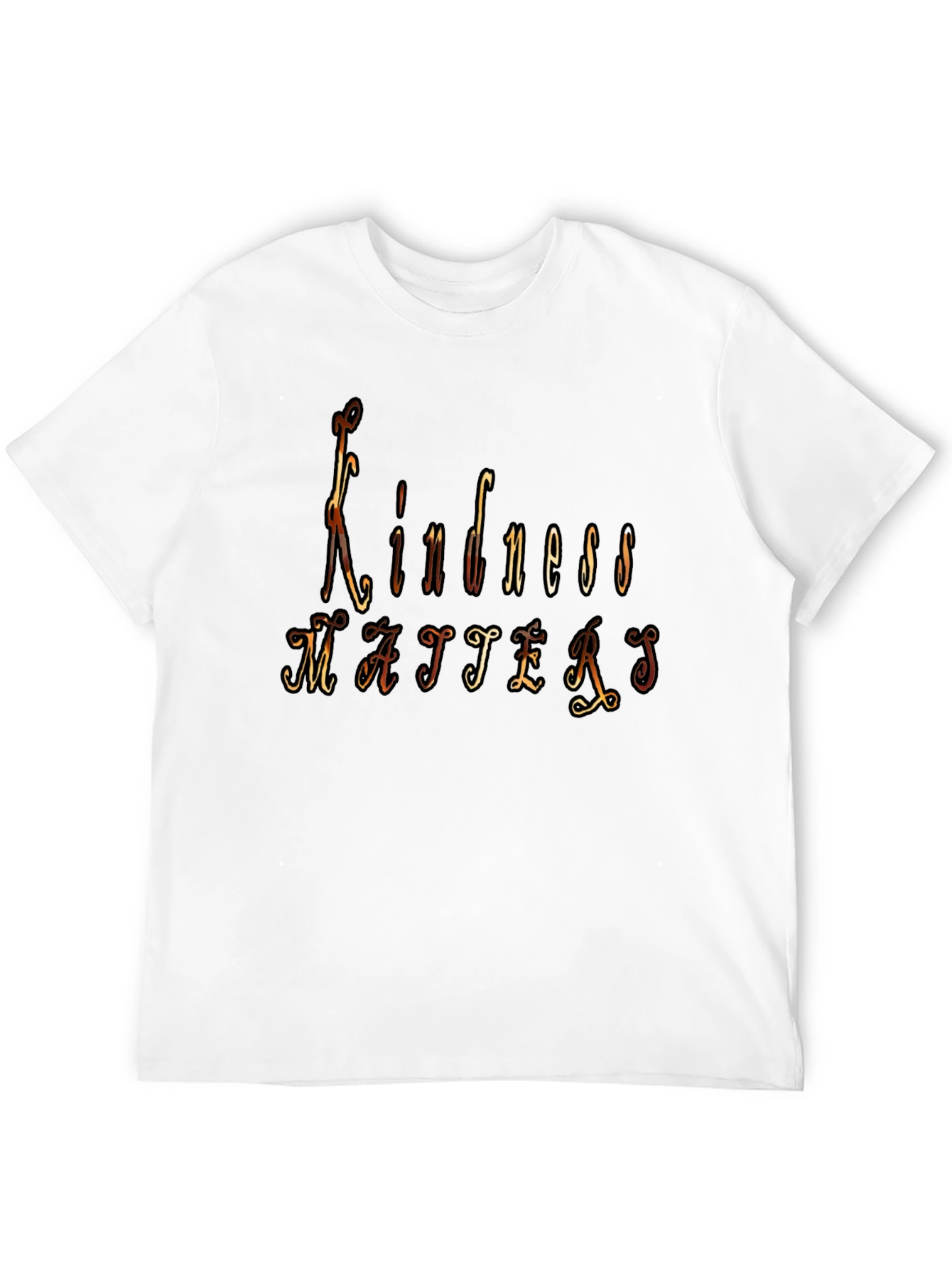 Kindness Matters Graphic Black T-Shirt