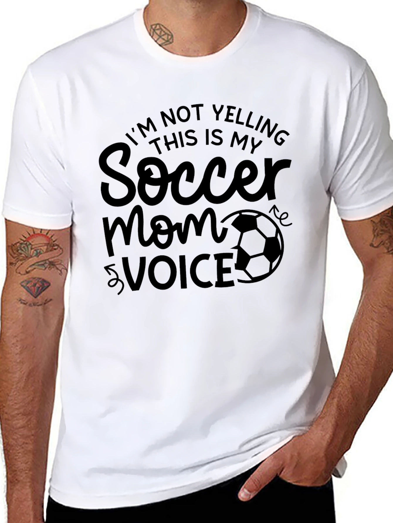 Soccer Mom Voice T-Shirt - Funny Novelty Tee
