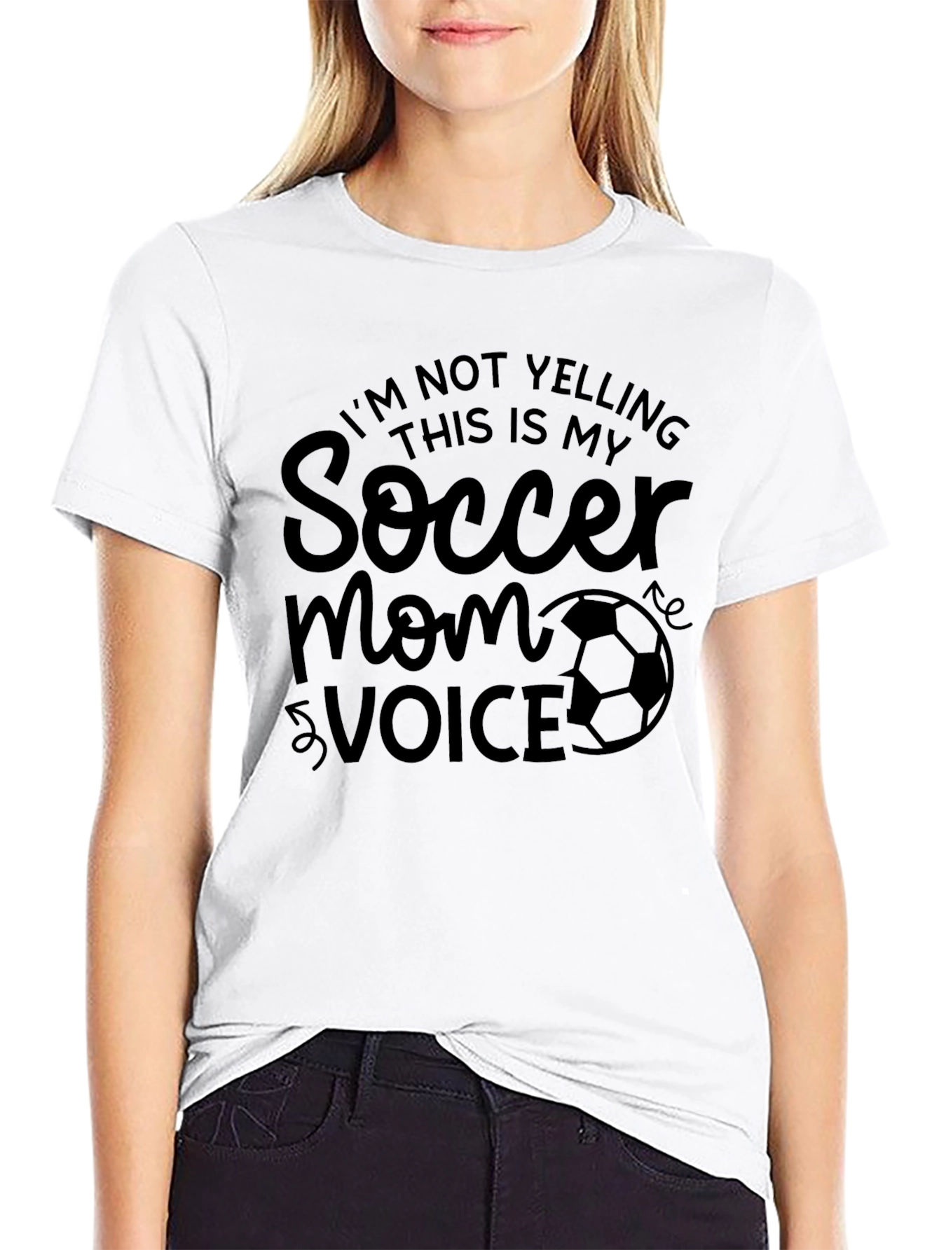 Soccer Mom Voice T-Shirt - Funny Novelty Tee