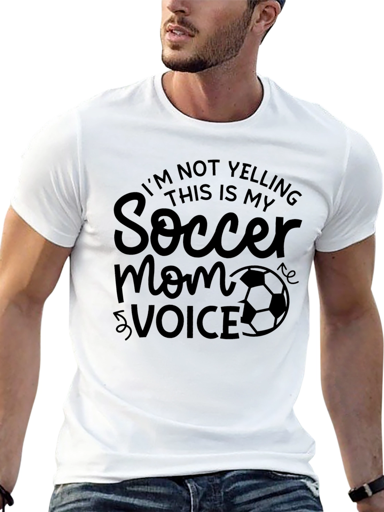 Soccer Mom Voice T-Shirt - Funny Novelty Tee