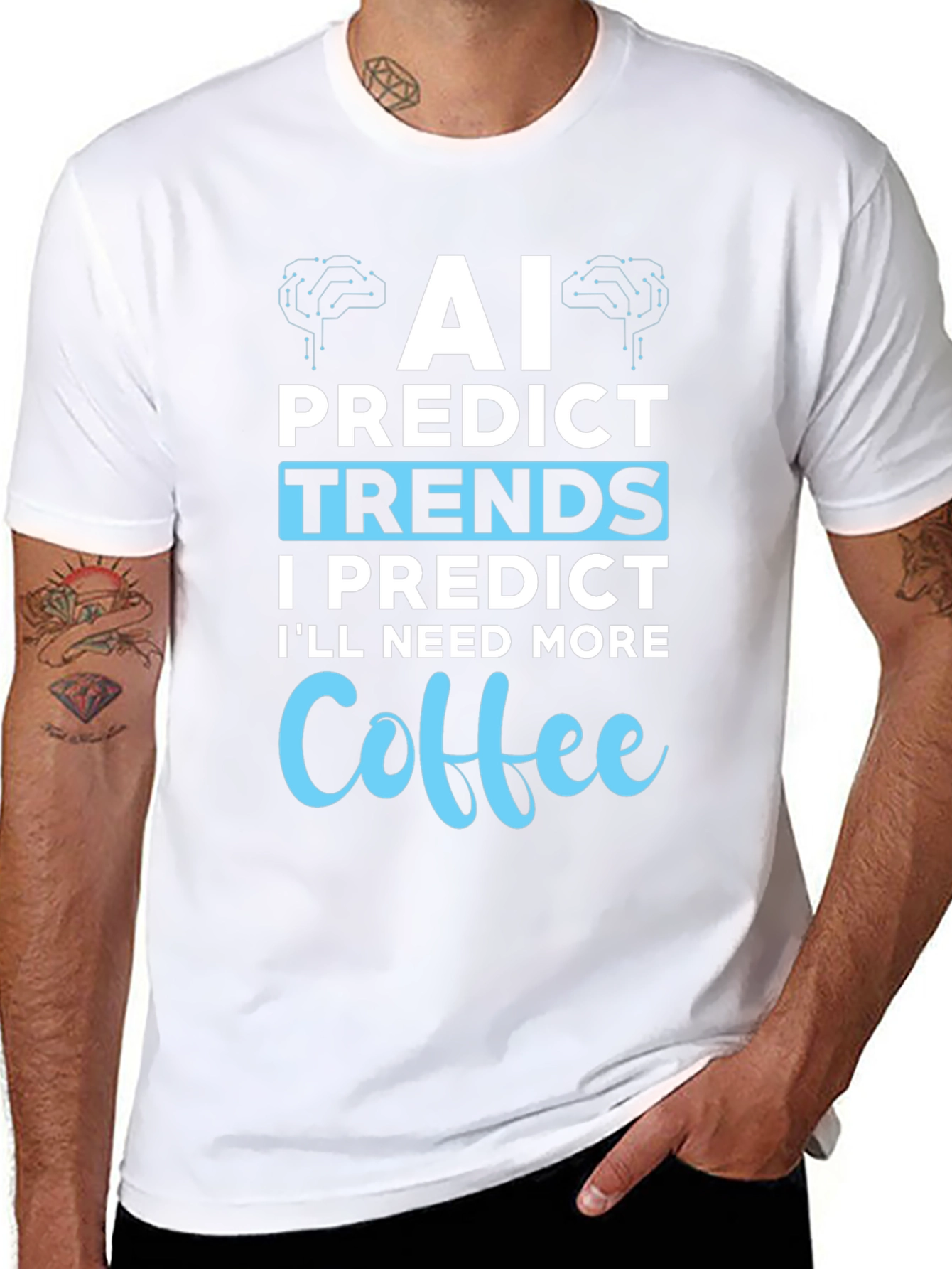AI Predict Trends Coffee T-Shirt