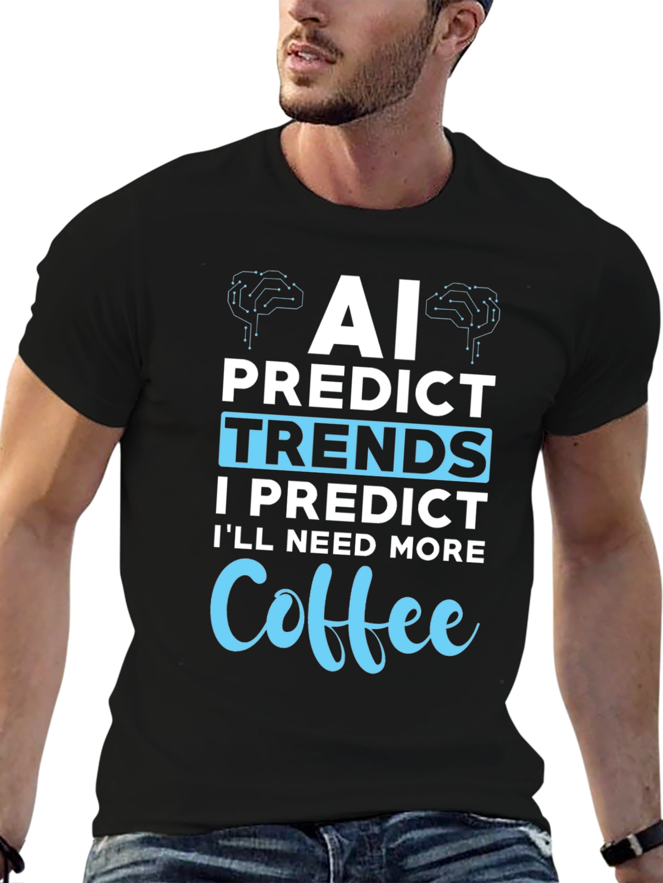 AI Predict Trends Coffee T-Shirt