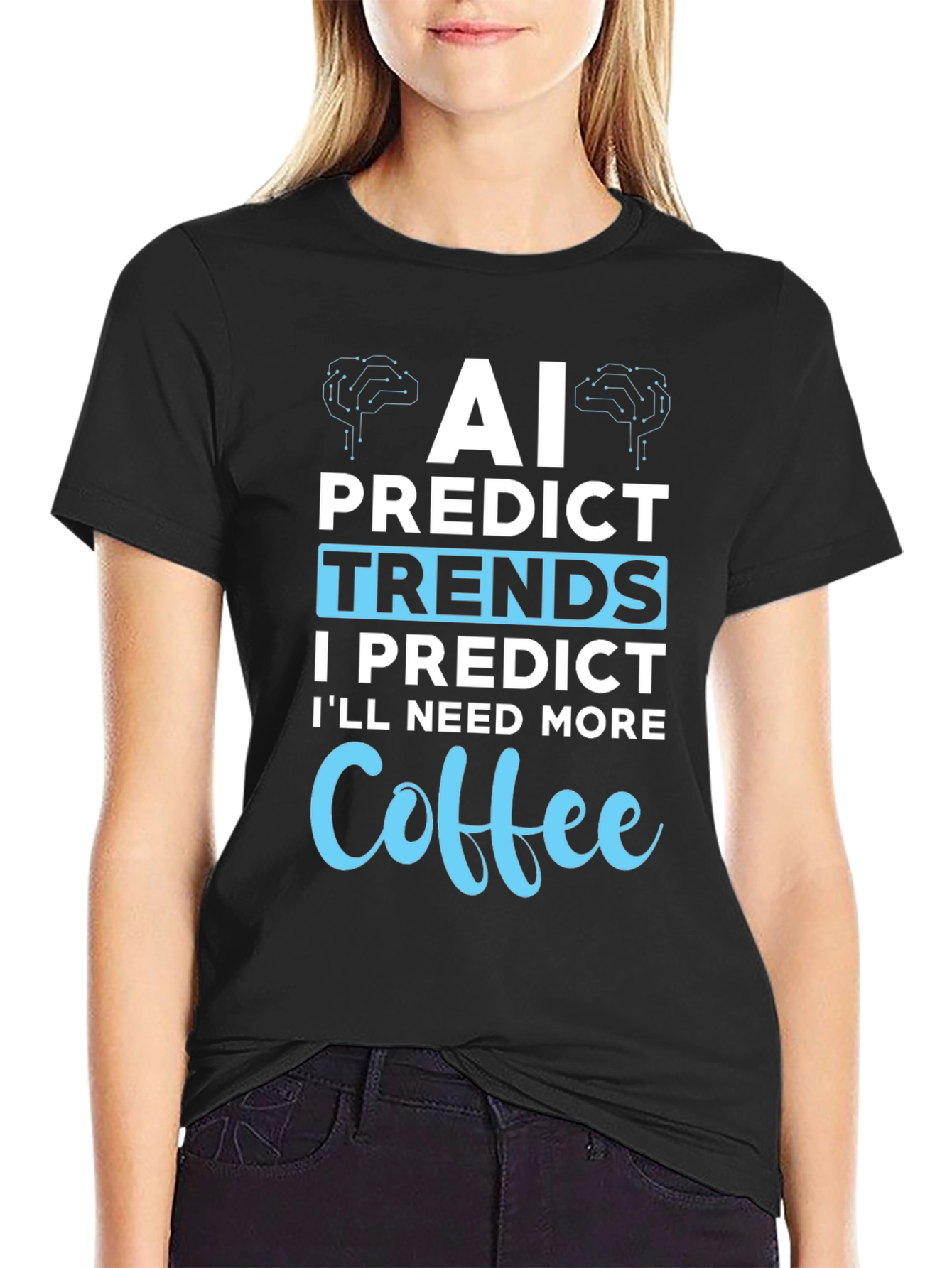 AI Predict Trends Coffee T-Shirt