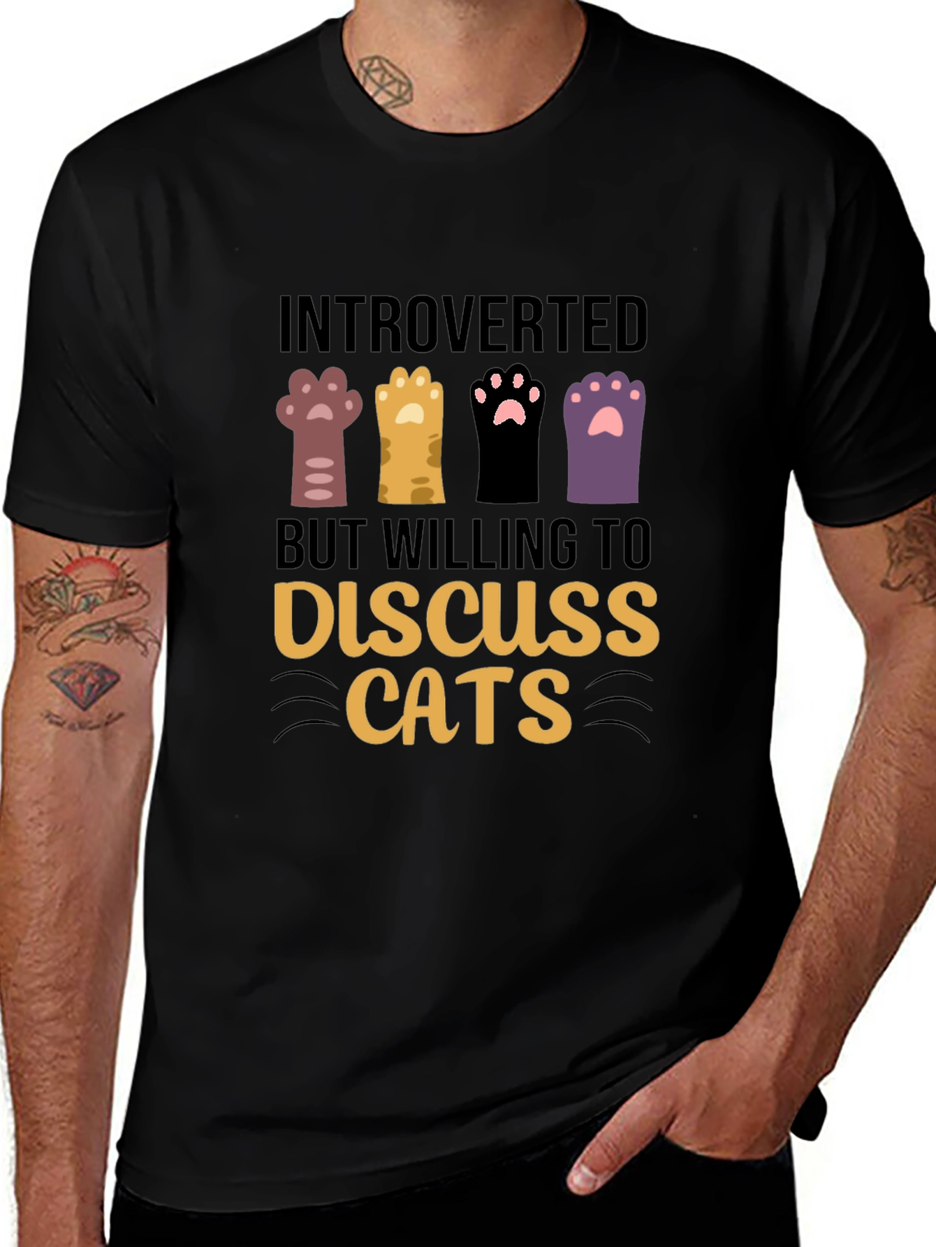 Introverted Cat Lover T-Shirt