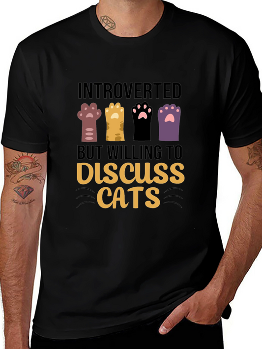 Introverted Cat Lover T-Shirt