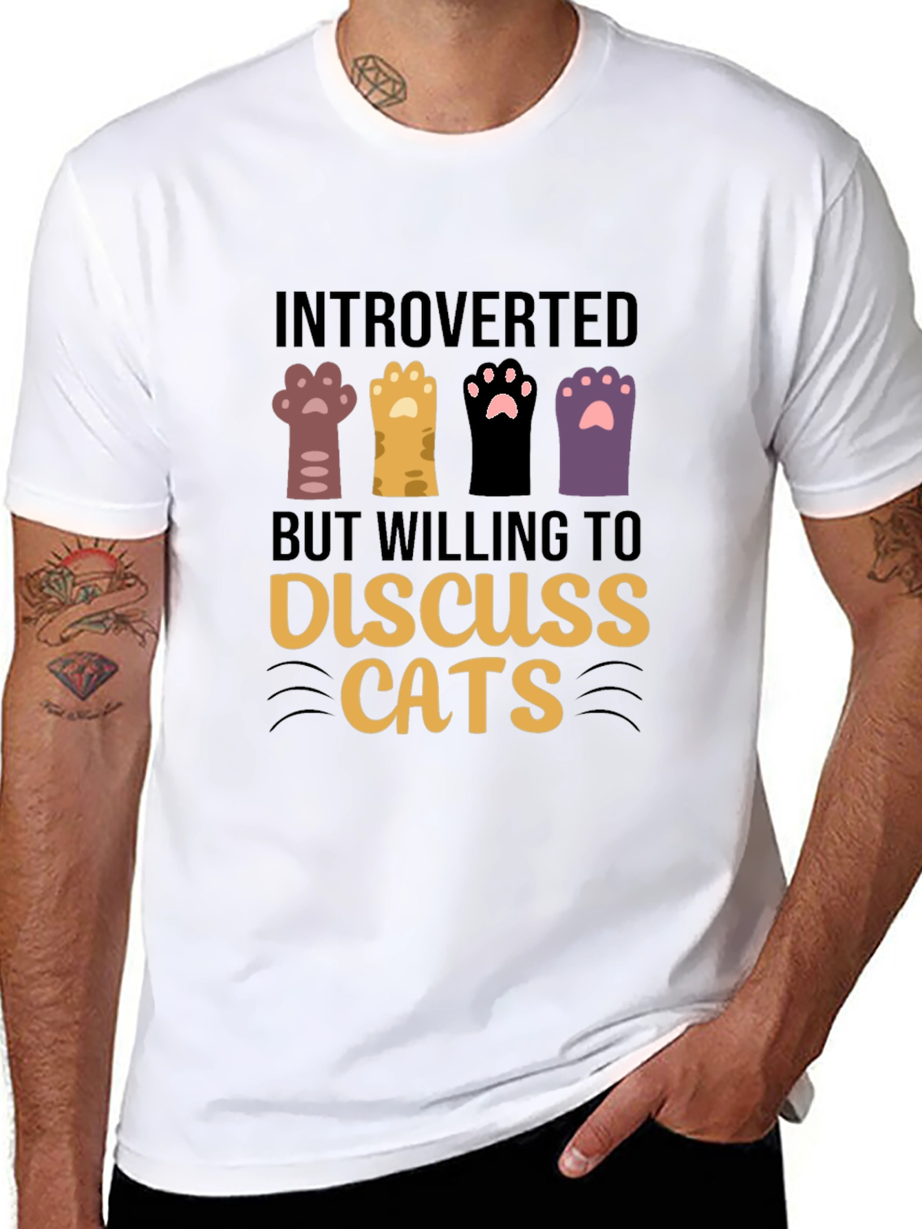 Introverted Cat Lover T-Shirt