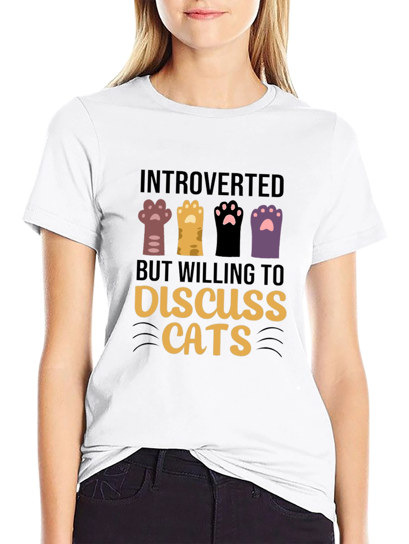 Introverted Cat Lover T-Shirt