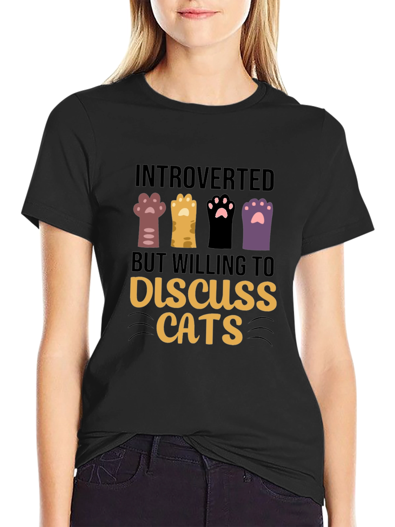 Introverted Cat Lover T-Shirt