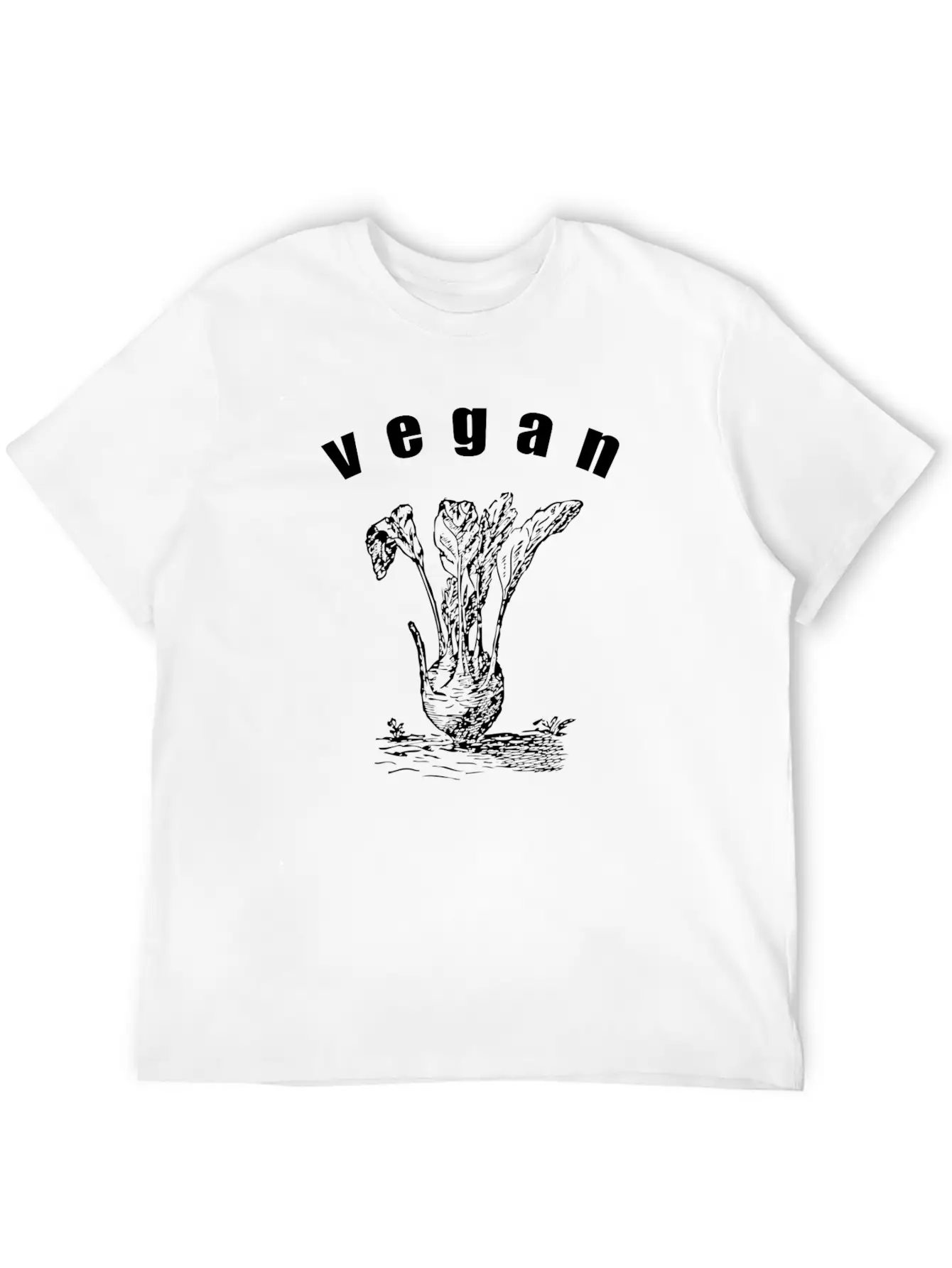 Vegan Cabbage Organic Vegetables Diet Eat Healthy Unisex Casual T-Shirt – Clean Design For Daily Comfort