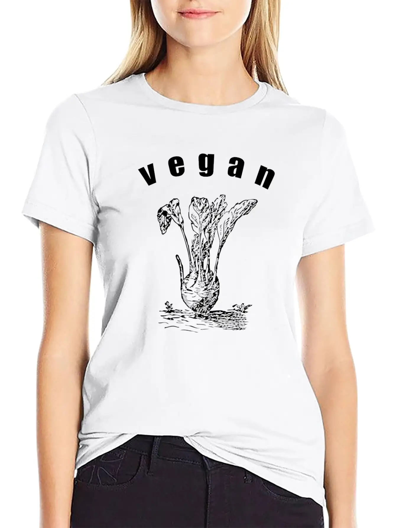 Vegan Cabbage Organic Vegetables Diet Eat Healthy Unisex Casual T-Shirt – Clean Design For Daily Comfort