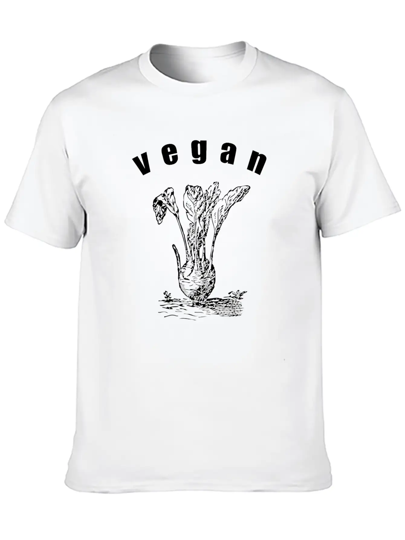 Vegan Cabbage Organic Vegetables Diet Eat Healthy Unisex Casual T-Shirt – Clean Design For Daily Comfort