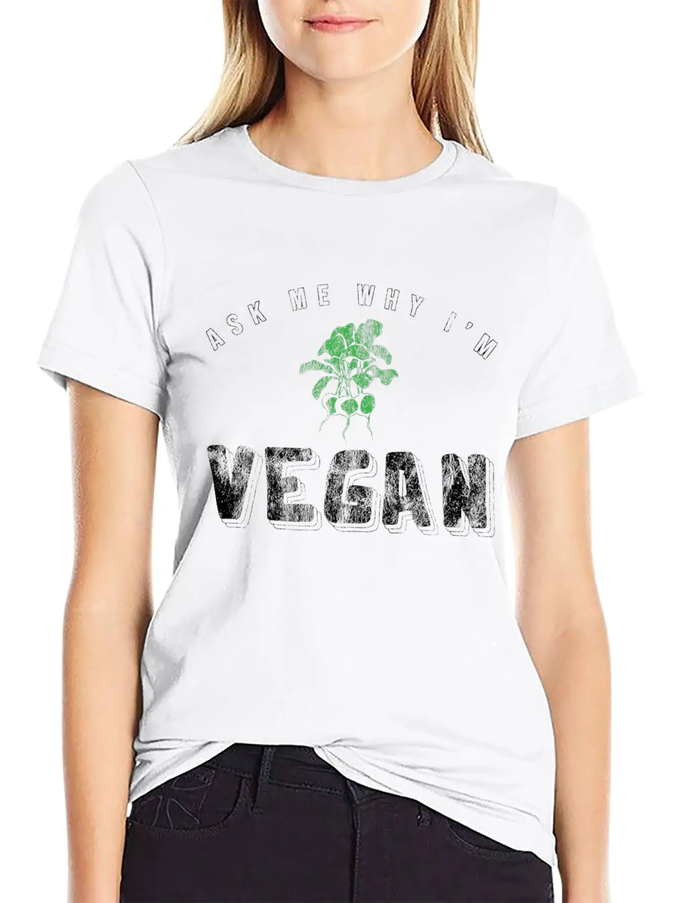 Vegan Vegetarian Gift Unisex Casual T-Shirt – Clean Design For Daily Comfort
