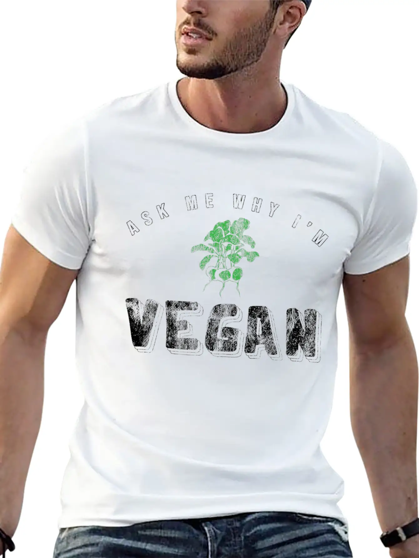 Vegan Vegetarian Gift Unisex Casual T-Shirt – Clean Design For Daily Comfort