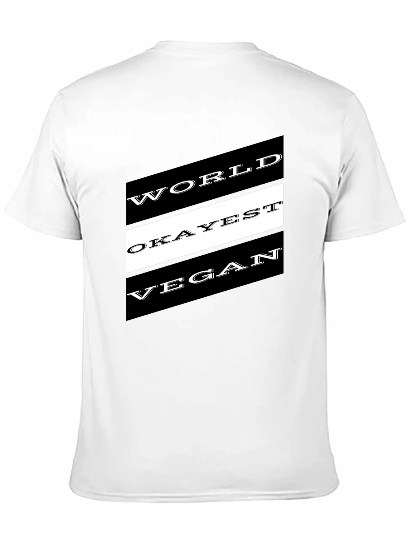 Vegan - World Okayest Vegan Unisex Casual T-Shirt – Clean Design For Daily Comfort