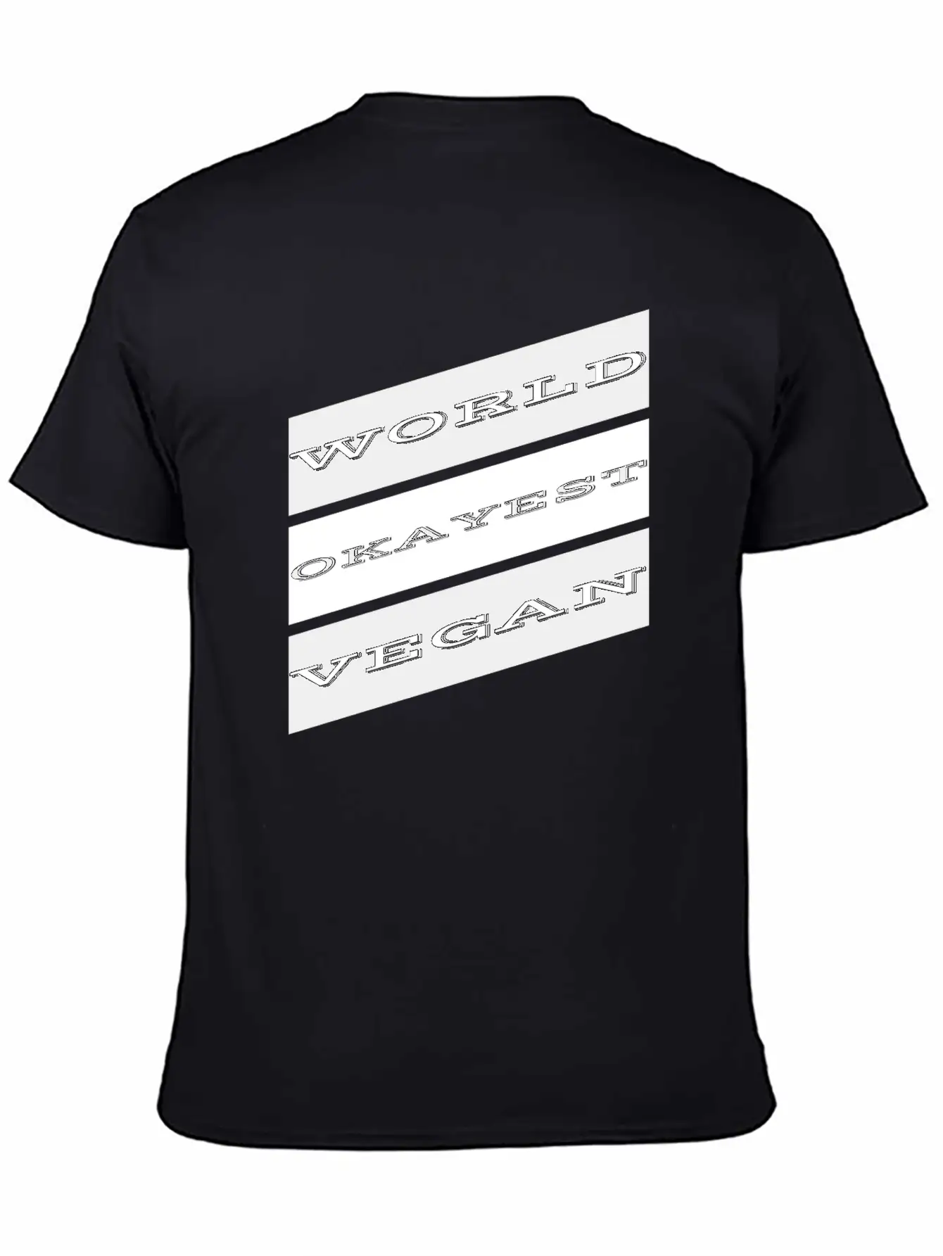 Vegan - World Okayest Vegan Unisex Casual T-Shirt – Clean Design For Daily Comfort