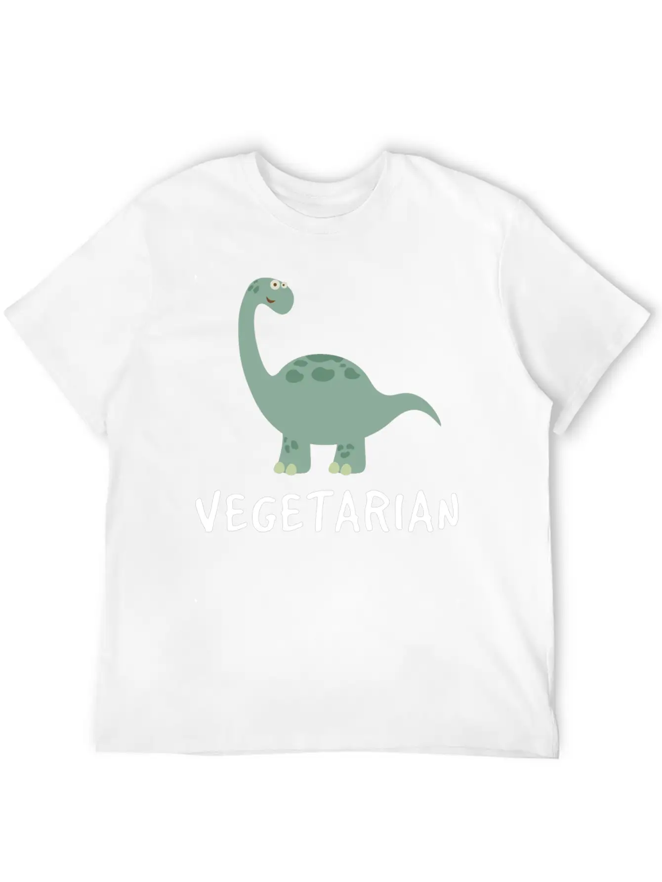 Vegetarian Dino Unisex Casual T-Shirt – Clean Design For Daily Comfort