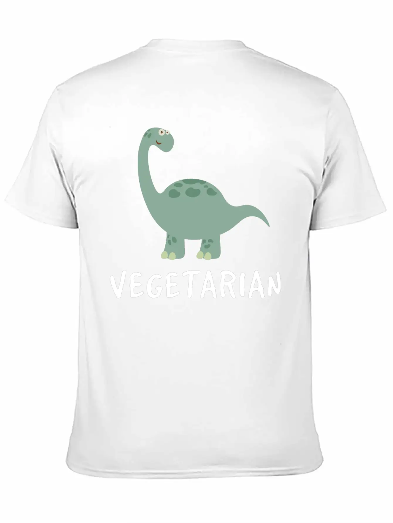 Vegetarian Dino Unisex Casual T-Shirt – Clean Design For Daily Comfort