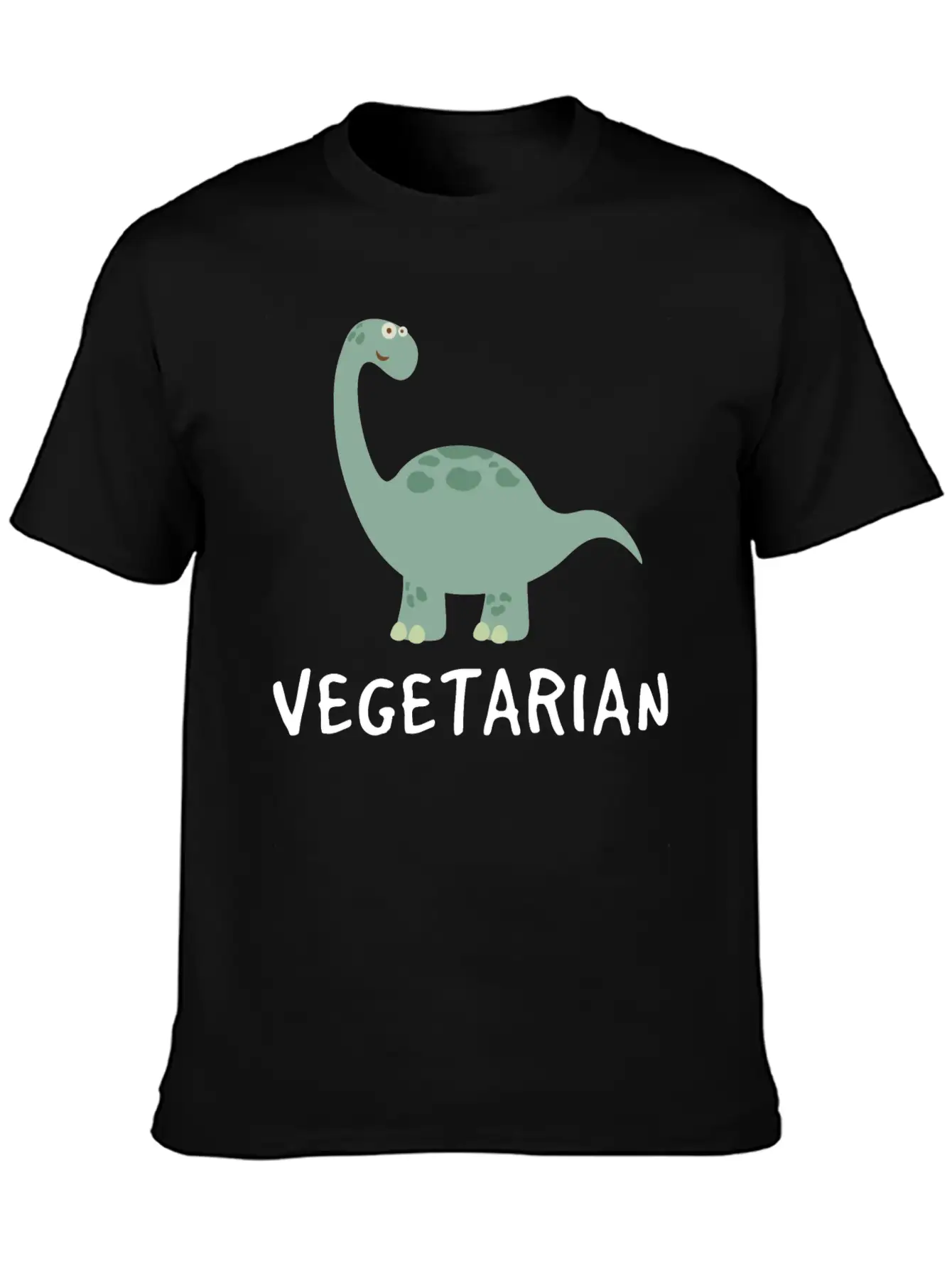 Vegetarian Dino Unisex Casual T-Shirt – Clean Design For Daily Comfort