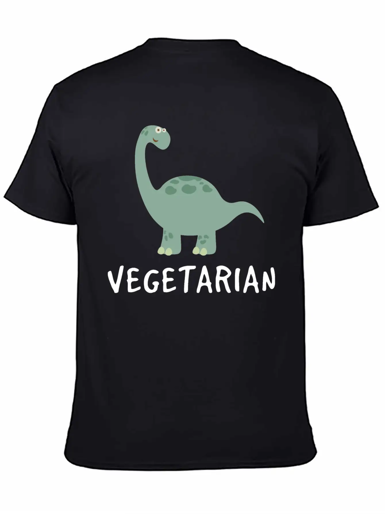 Vegetarian Dino Unisex Casual T-Shirt – Clean Design For Daily Comfort