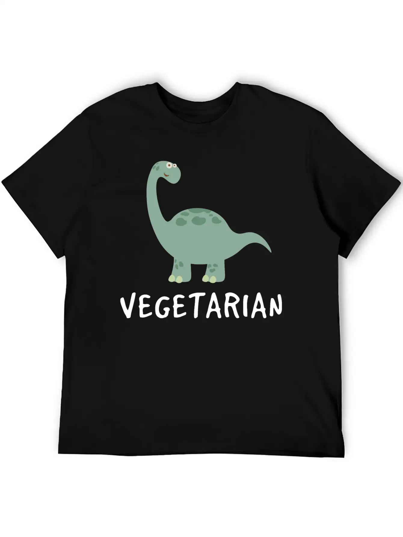 Vegetarian Dino Unisex Casual T-Shirt – Clean Design For Daily Comfort