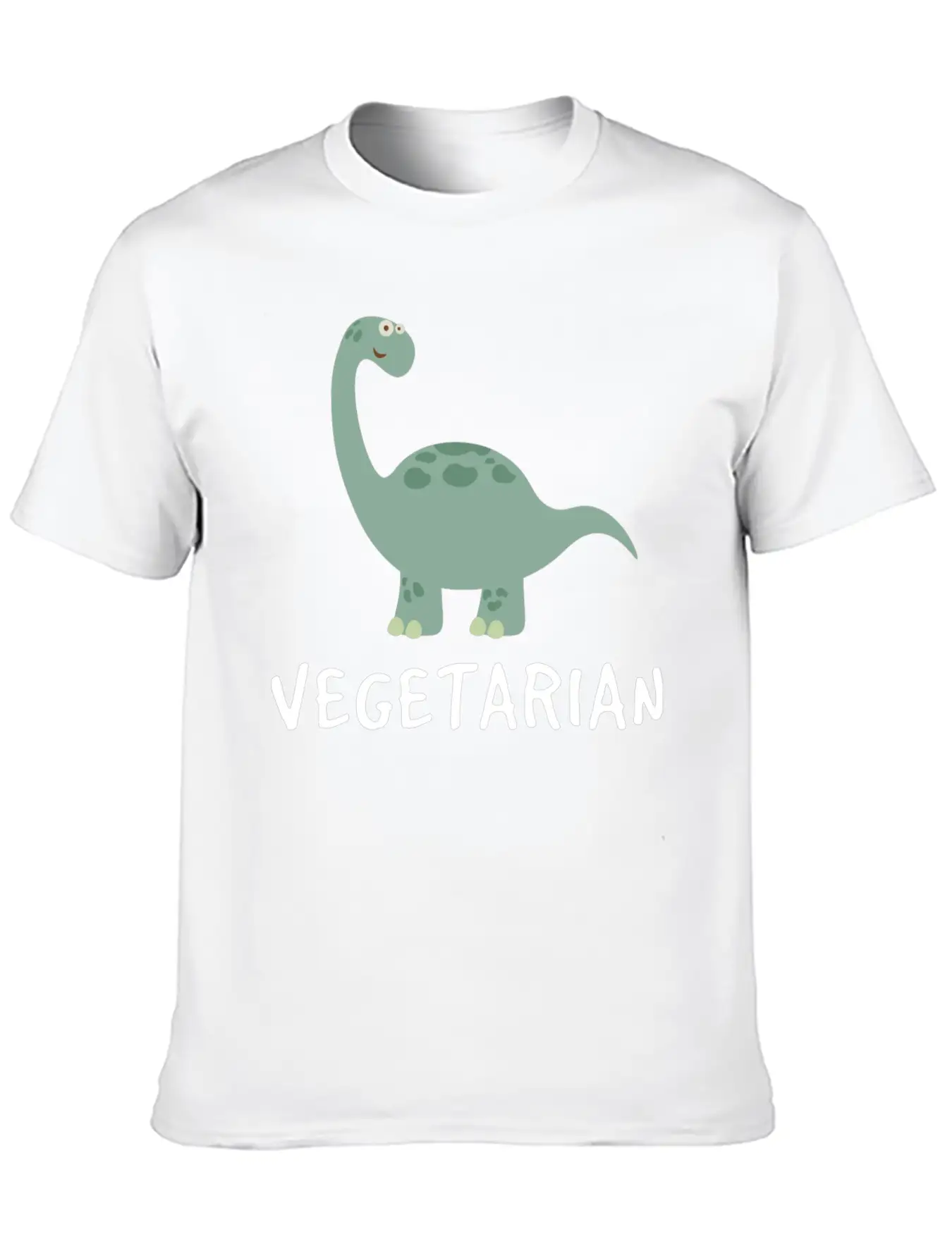 Vegetarian Dino Unisex Casual T-Shirt – Clean Design For Daily Comfort