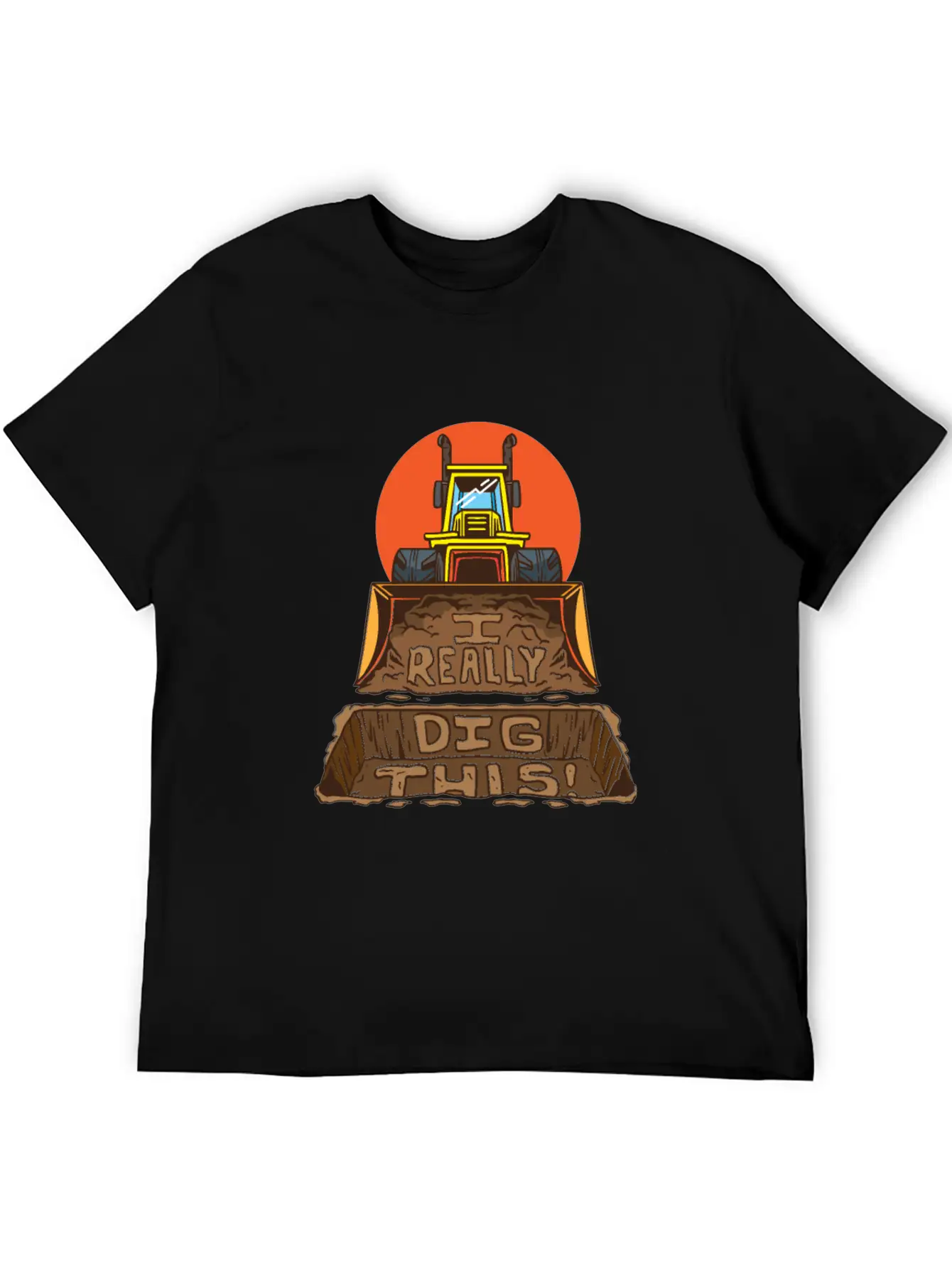 Vehicle Dig This Unisex Casual T-Shirt – Clean Design For Daily Comfort
