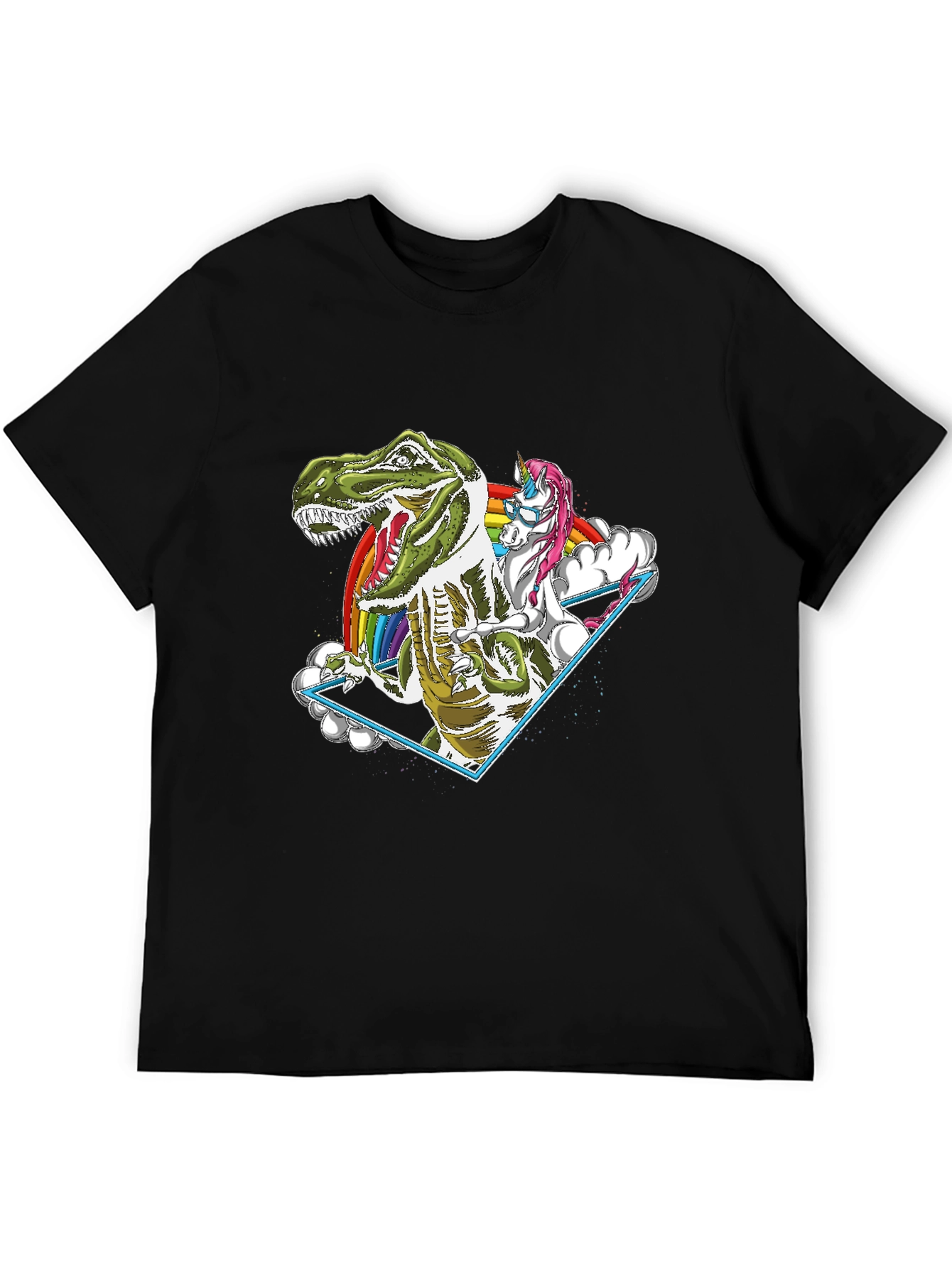 Dinosaur Unicorn Rainbow T-Shirt