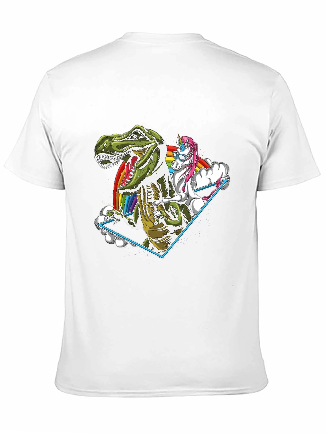 Dinosaur Unicorn Rainbow T-Shirt