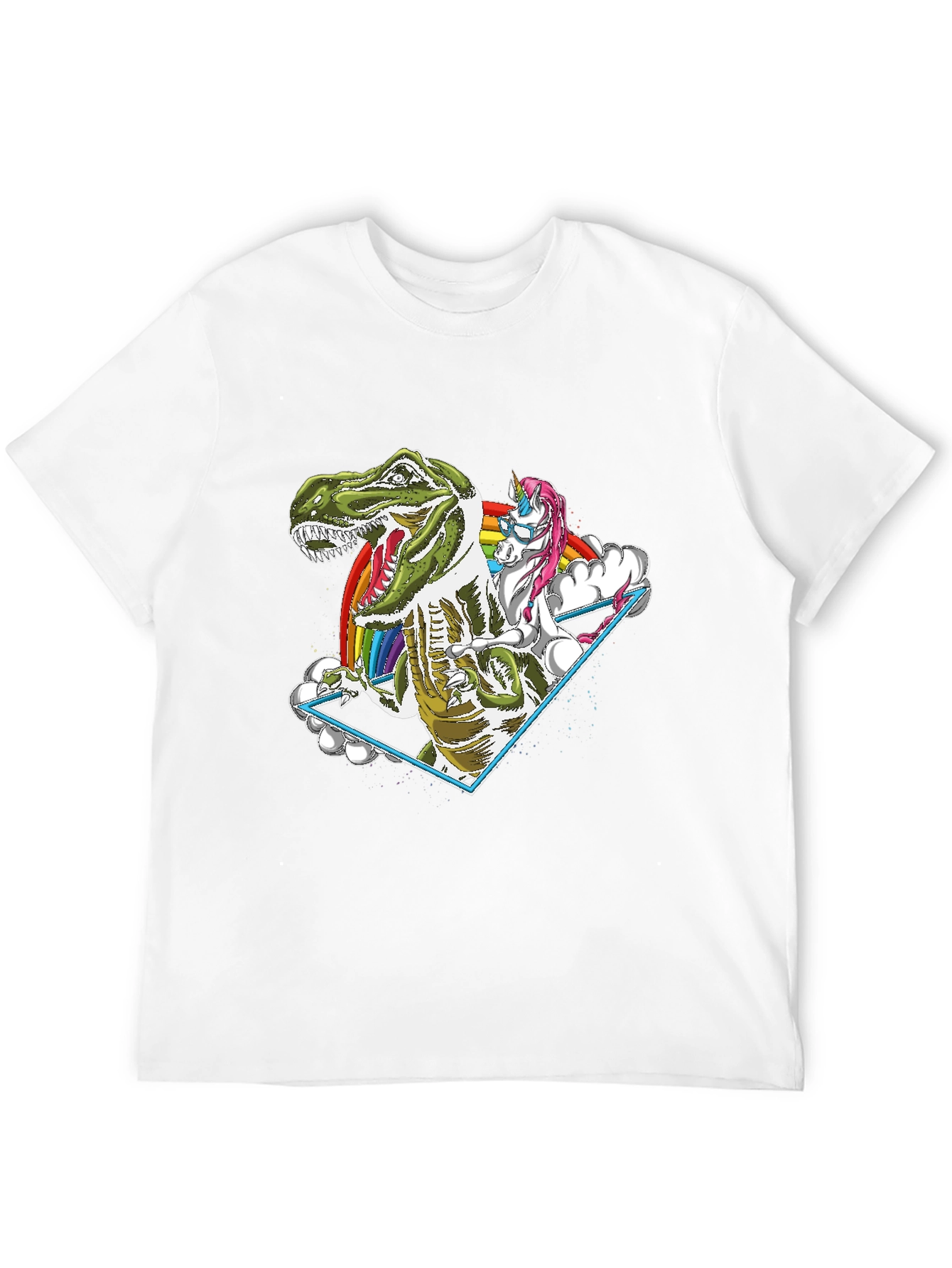 Dinosaur Unicorn Rainbow T-Shirt