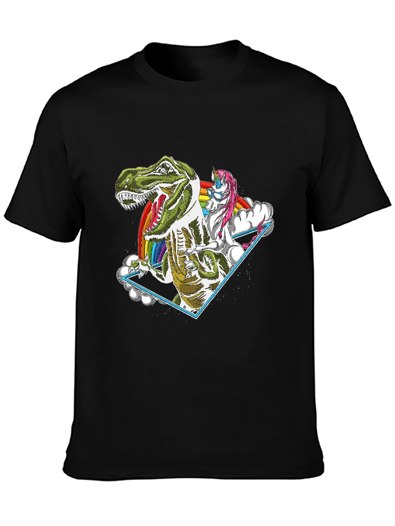 Dinosaur Unicorn Rainbow T-Shirt