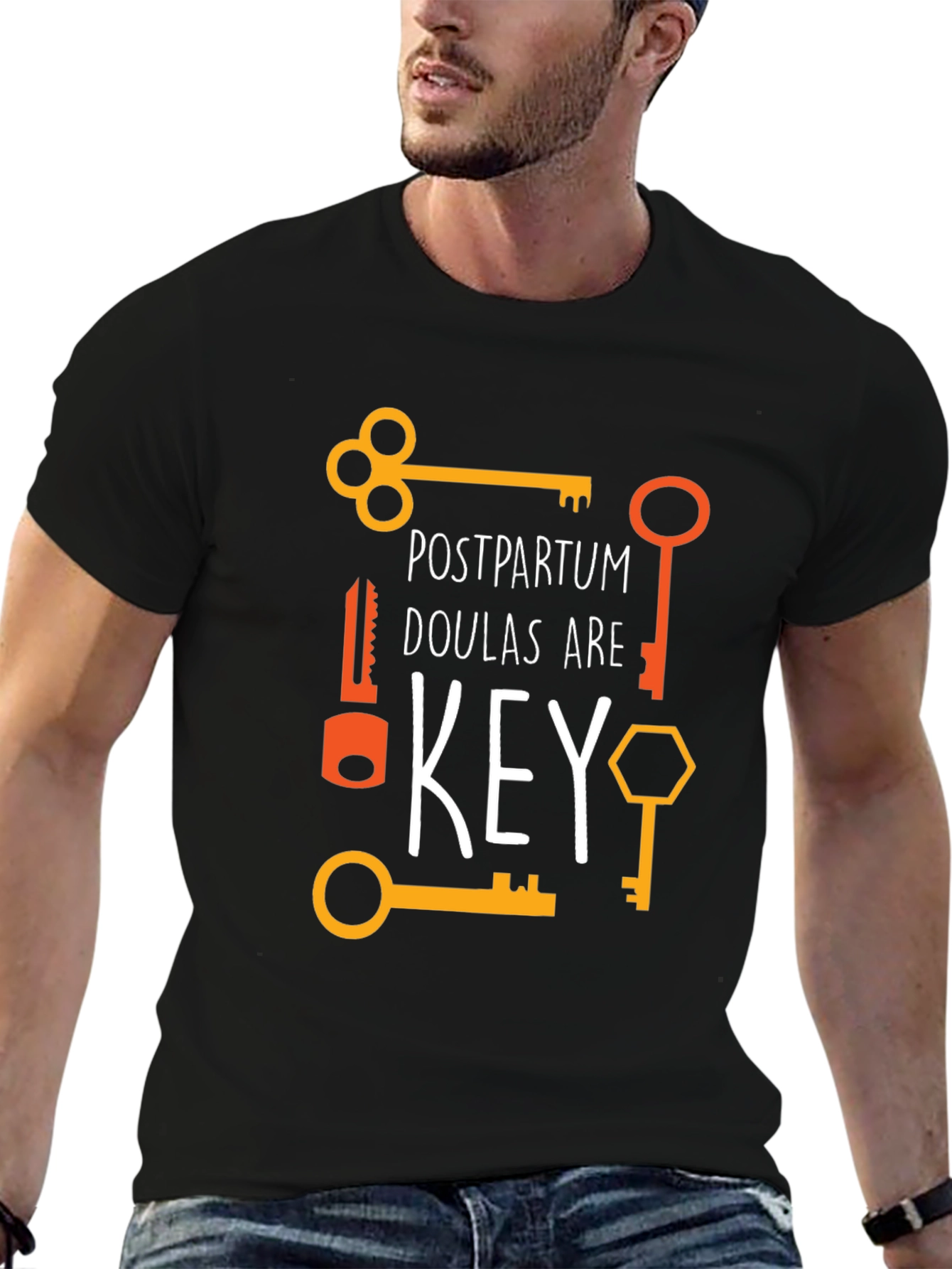 Postpartum Doulas Are Key T-Shirt - Soft Cotton Blend