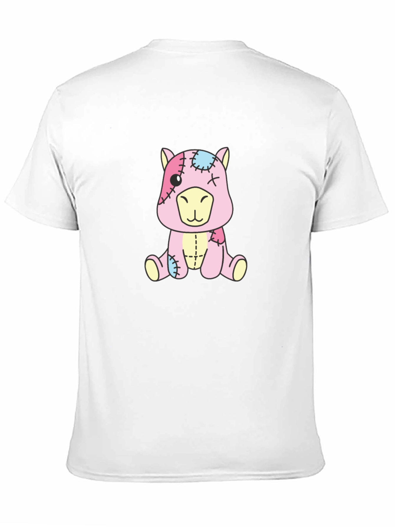 Cute Cartoon Stuffed Animal Graphic Tee