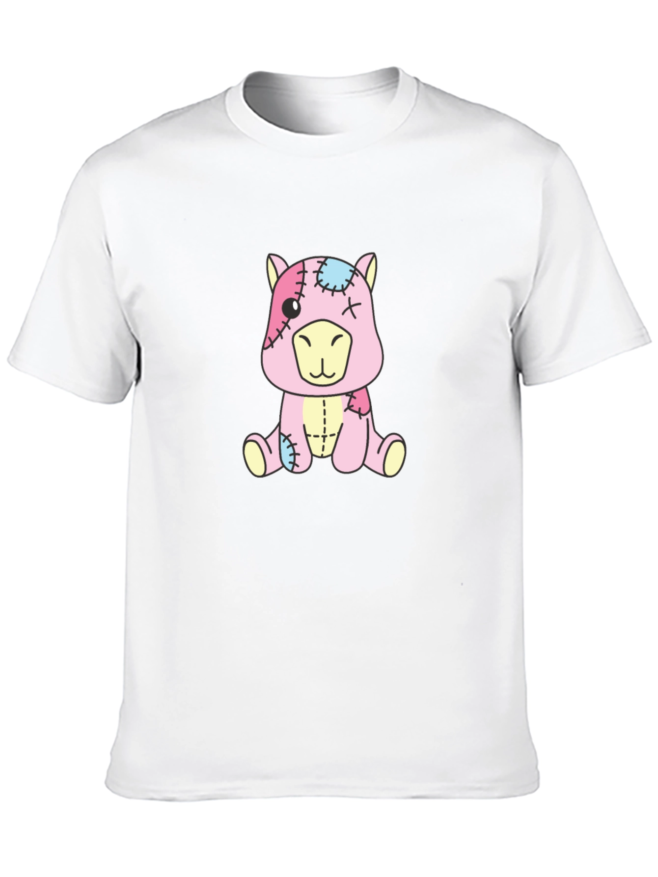 Cute Cartoon Stuffed Animal Graphic Tee