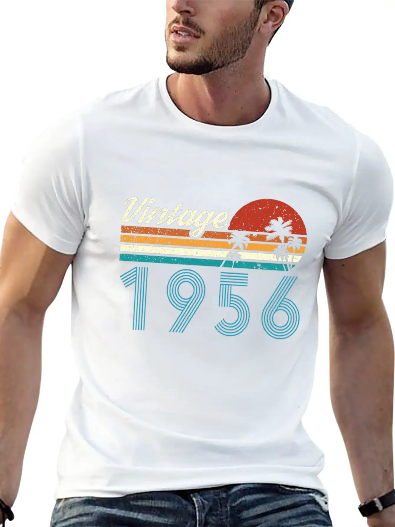 Vintage 1956 Vintage Birthday Retro Vintage Unisex Casual T-Shirt – Clean Design For Daily Comfort