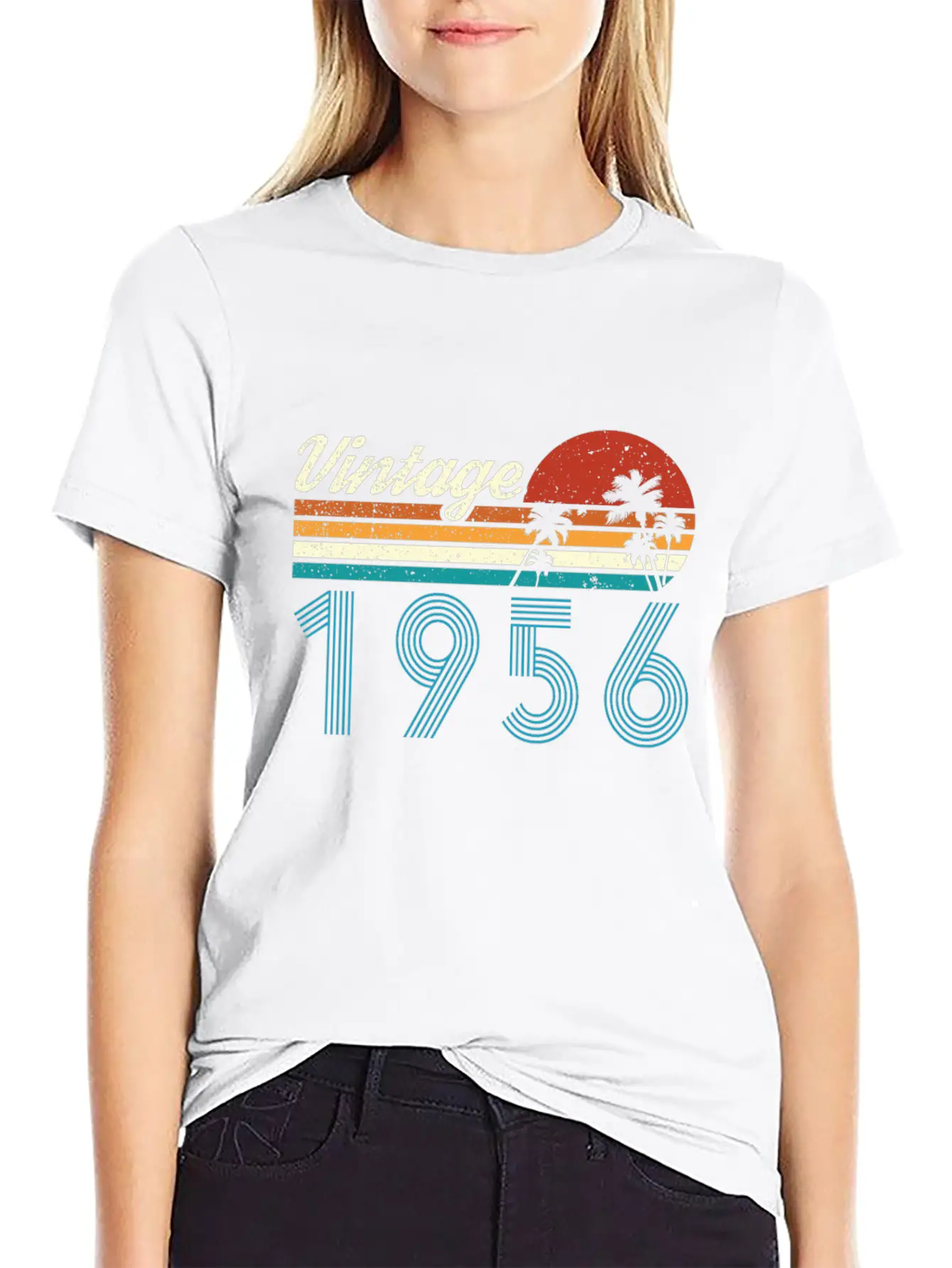 Vintage 1956 Vintage Birthday Retro Vintage Unisex Casual T-Shirt – Clean Design For Daily Comfort