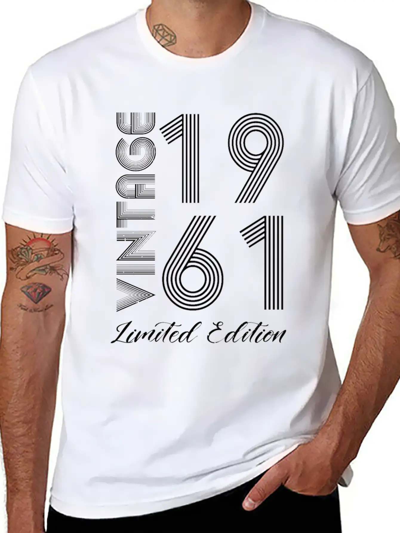 Vintage 1961 Vintage Birthday Retro Vintage Unisex Casual T-Shirt – Clean Design For Daily Comfort