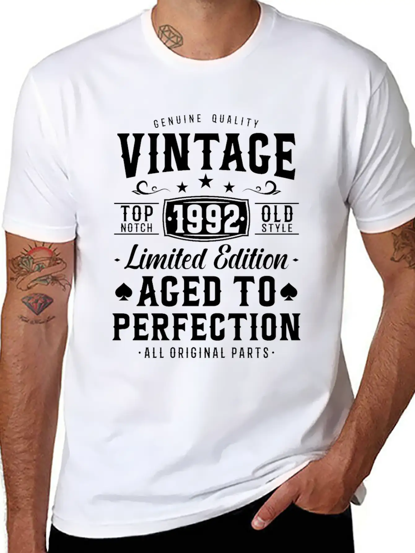 Vintage 1992 Birthday Surprise Unisex Casual T-Shirt – Clean Design For Daily Comfort